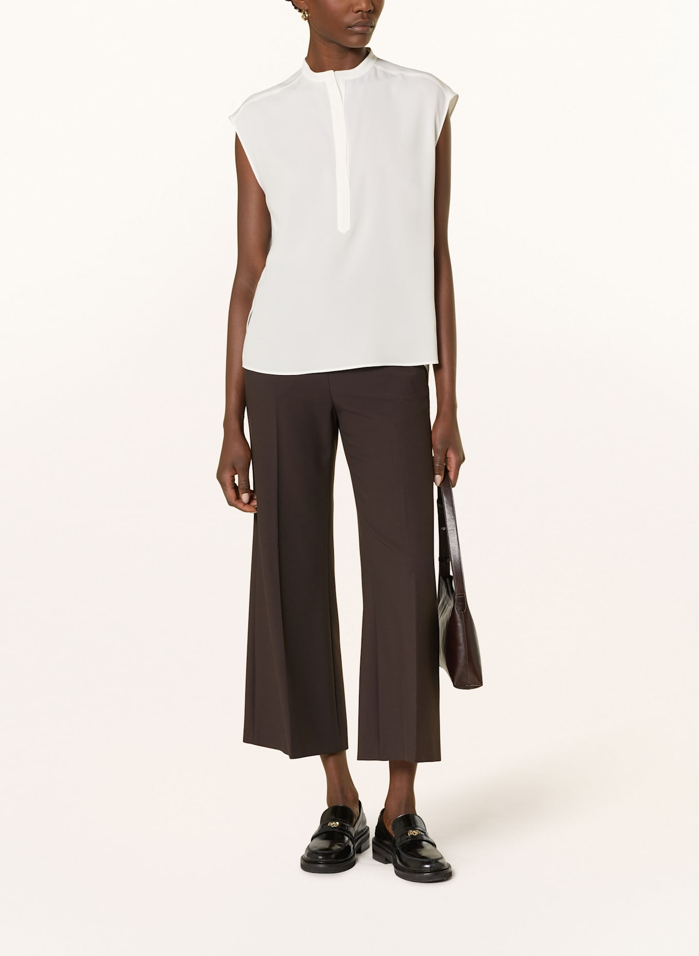 windsor. Bluzka bez rękawów: KREMOWY