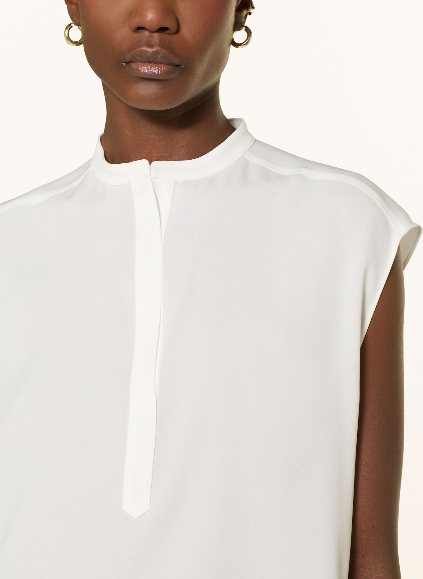 windsor. Bluzka bez rękawów: KREMOWY