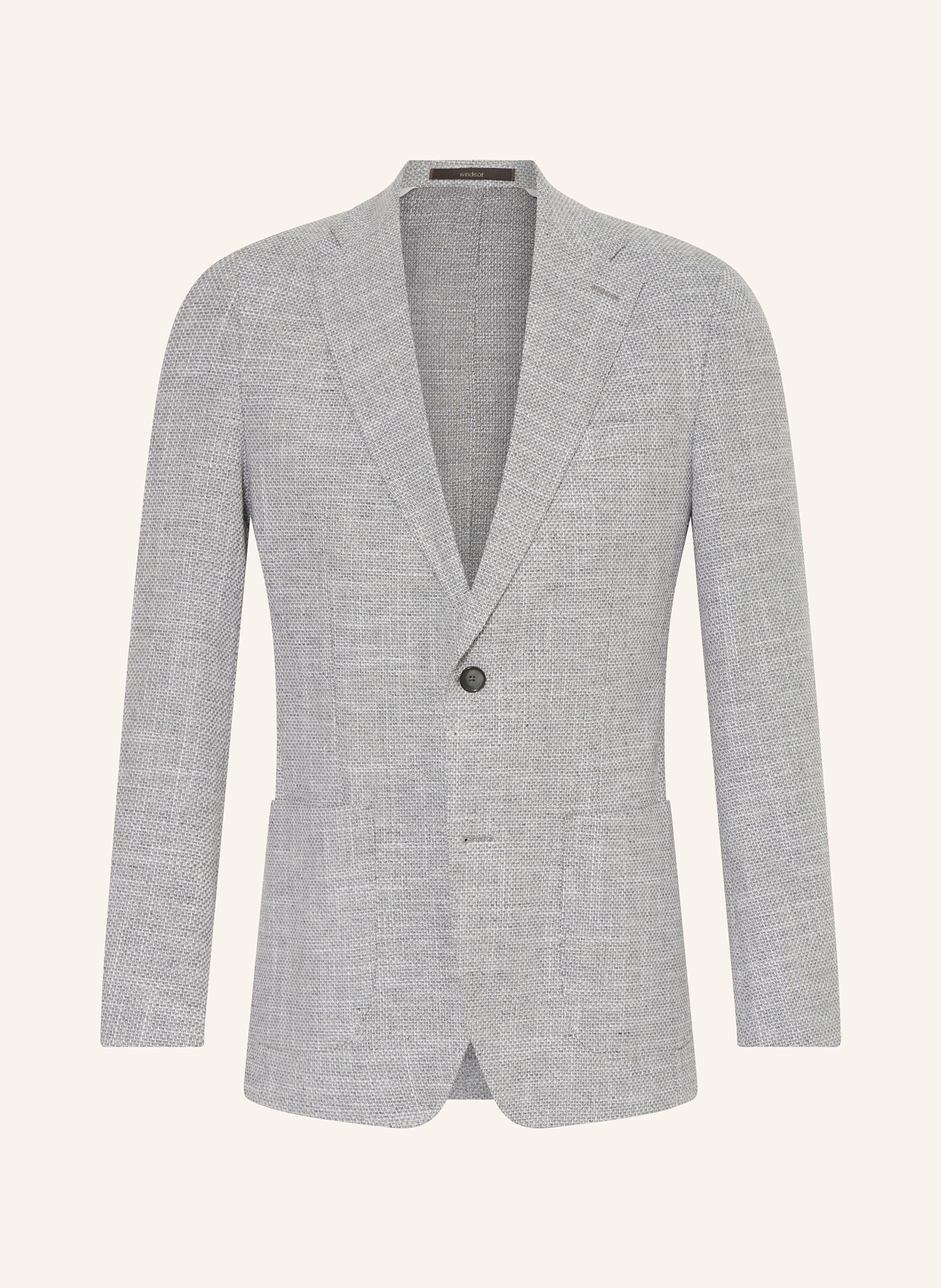 windsor. Sakko GIRO Shaped Fit: GRAU/ WEISS