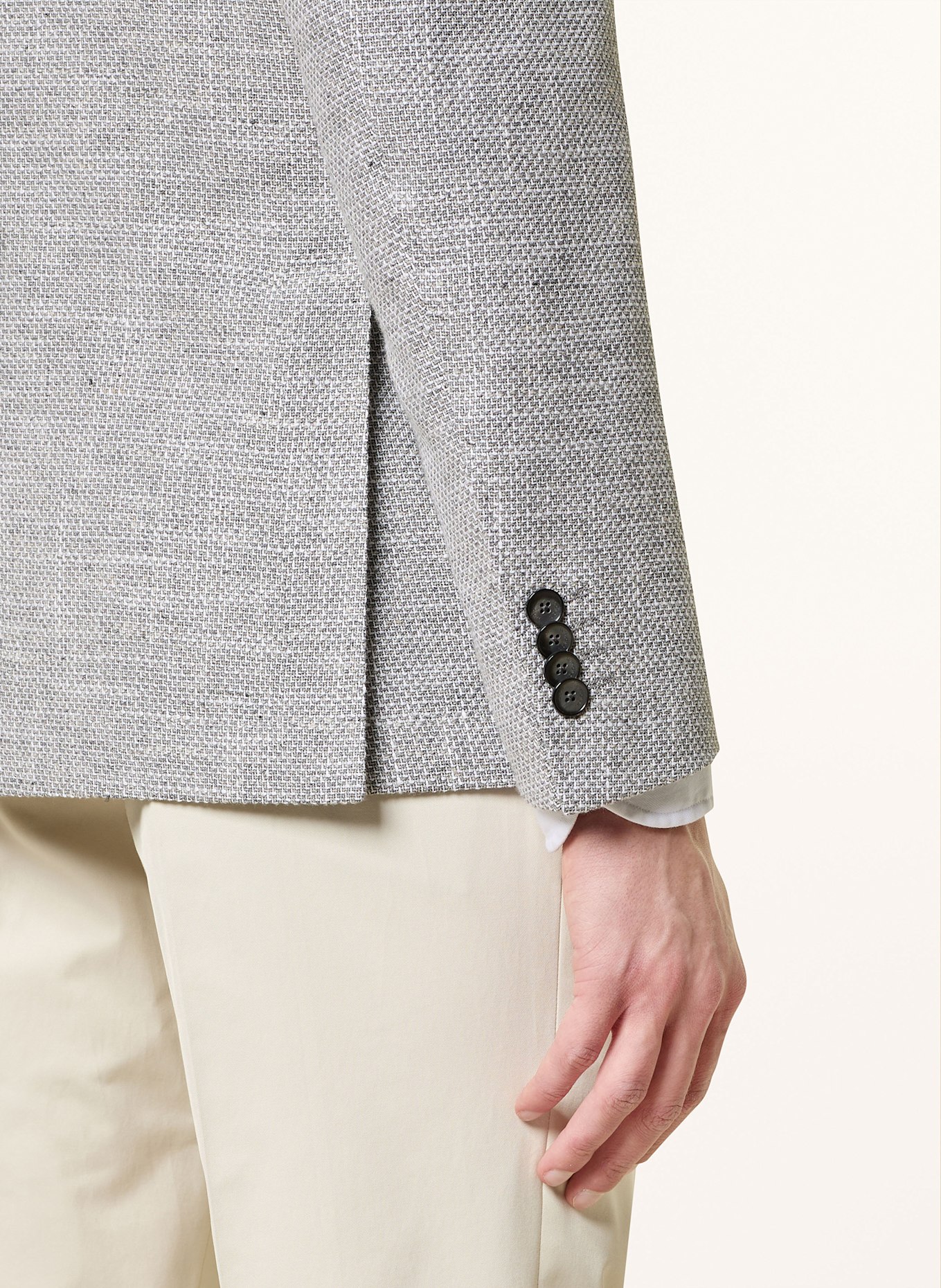 windsor. Sakko GIRO Shaped Fit: GRAU/ WEISS