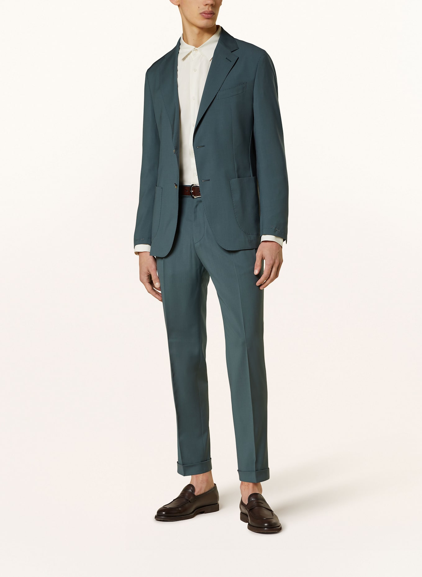 windsor. Suit trousers SAPO Slim Fit: 309 Dark Green 309
