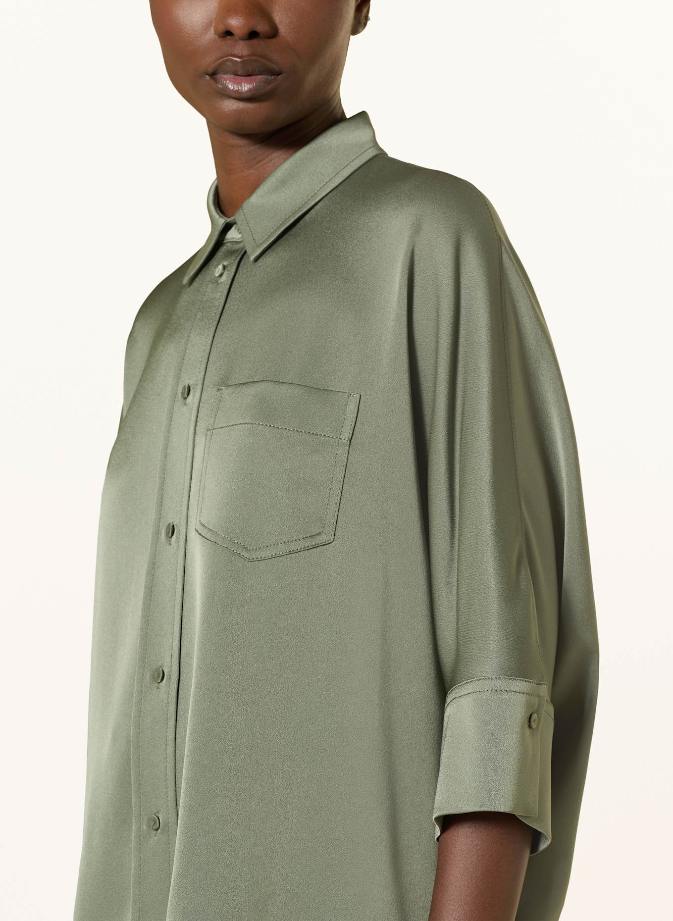 windsor. Koszula z rękawami 3/4: ZIELONY