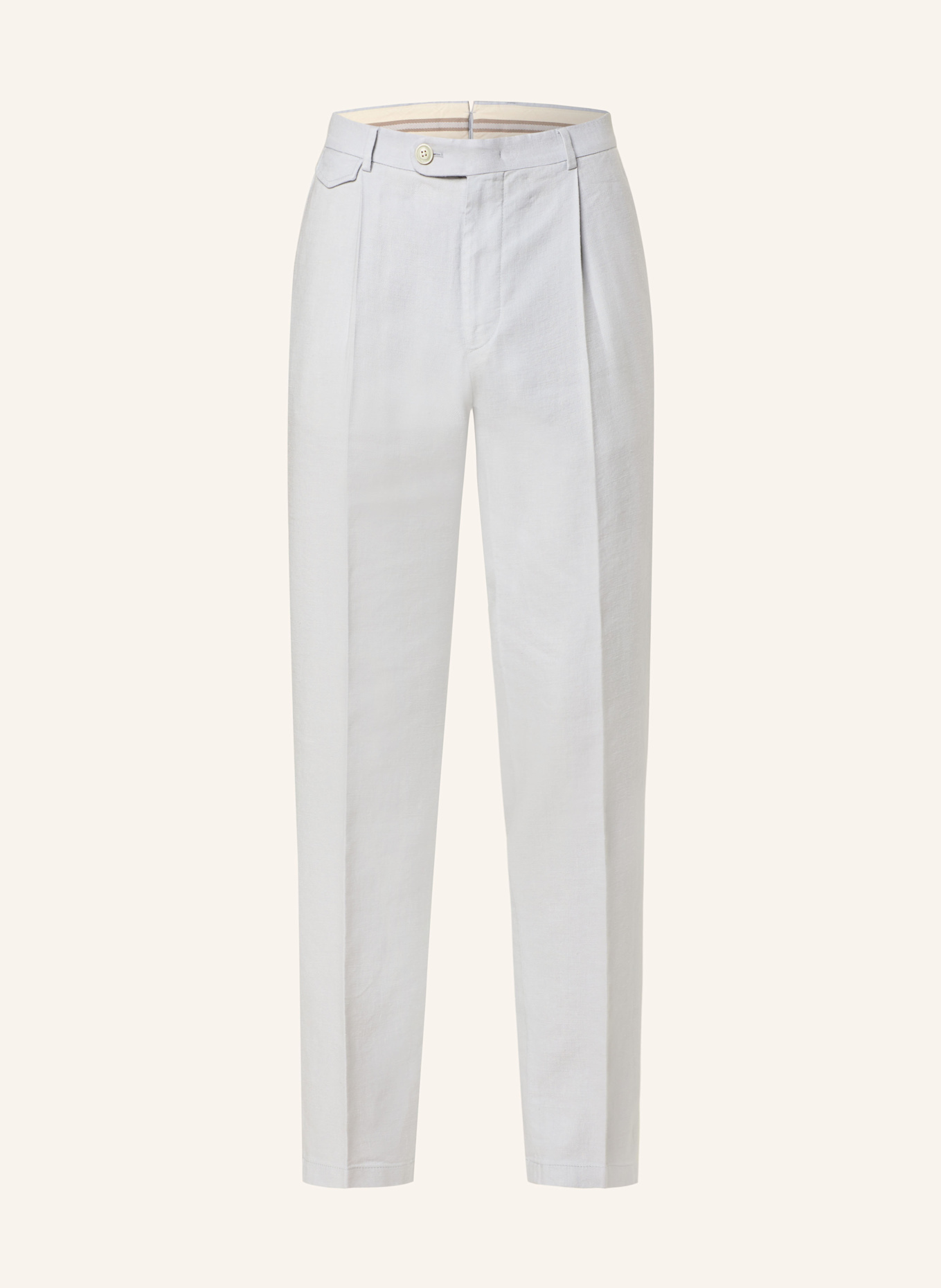 windsor. Anzughose SILVI Extra Slim Fit mit Leinen: 050 Lt/Pastel Grey 050