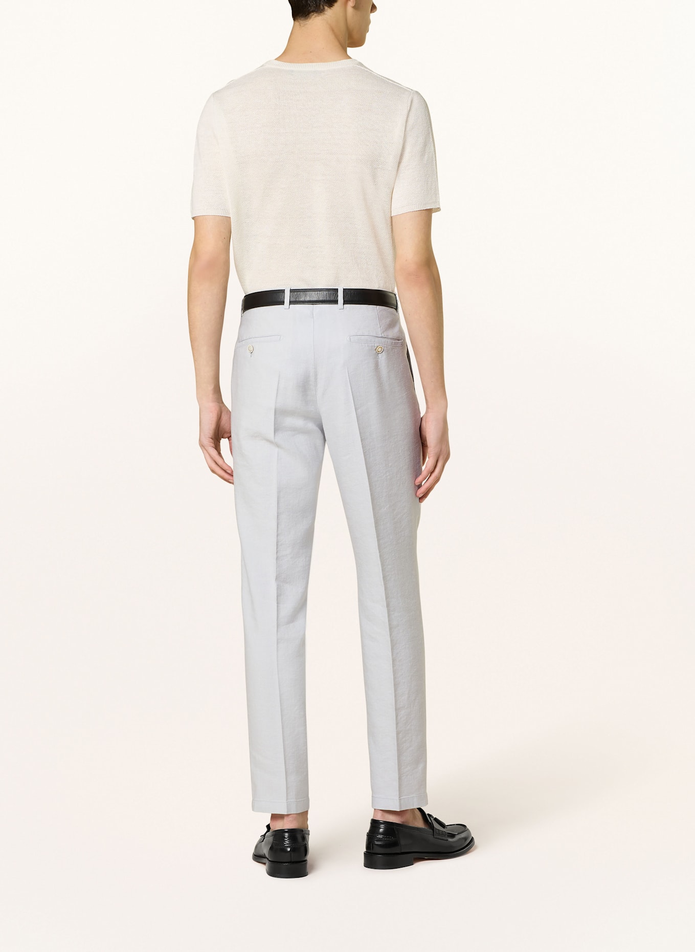 windsor. Anzughose SILVI Extra Slim Fit mit Leinen: 050 Lt/Pastel Grey 050