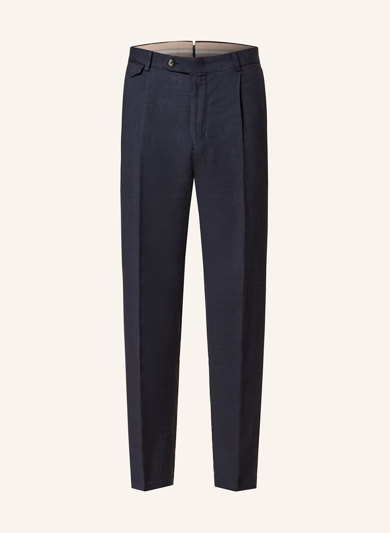 windsor. Anzughose SILVI Extra Slim Fit mit Leinen: DUNKELBLAU