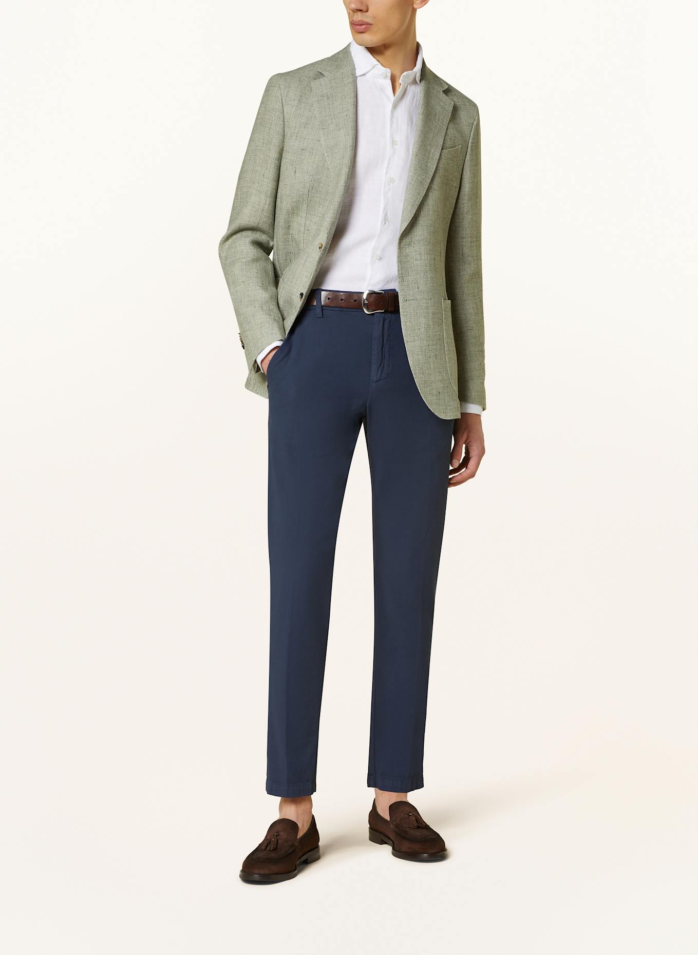 windsor. Sakko GIORNO Extra Slim Fit mit Leinen, Farbe: HELLGRÜN (Bild 2)