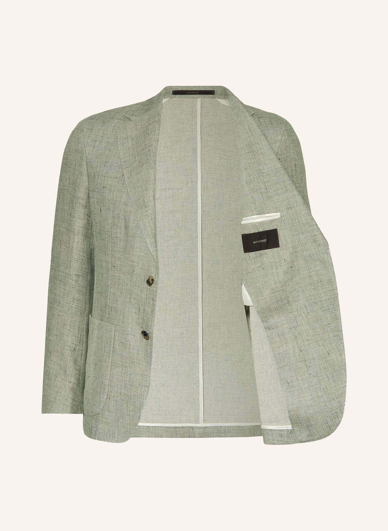 windsor. Sakko GIORNO Extra Slim Fit mit Leinen, Farbe: HELLGRÜN (Bild 4)