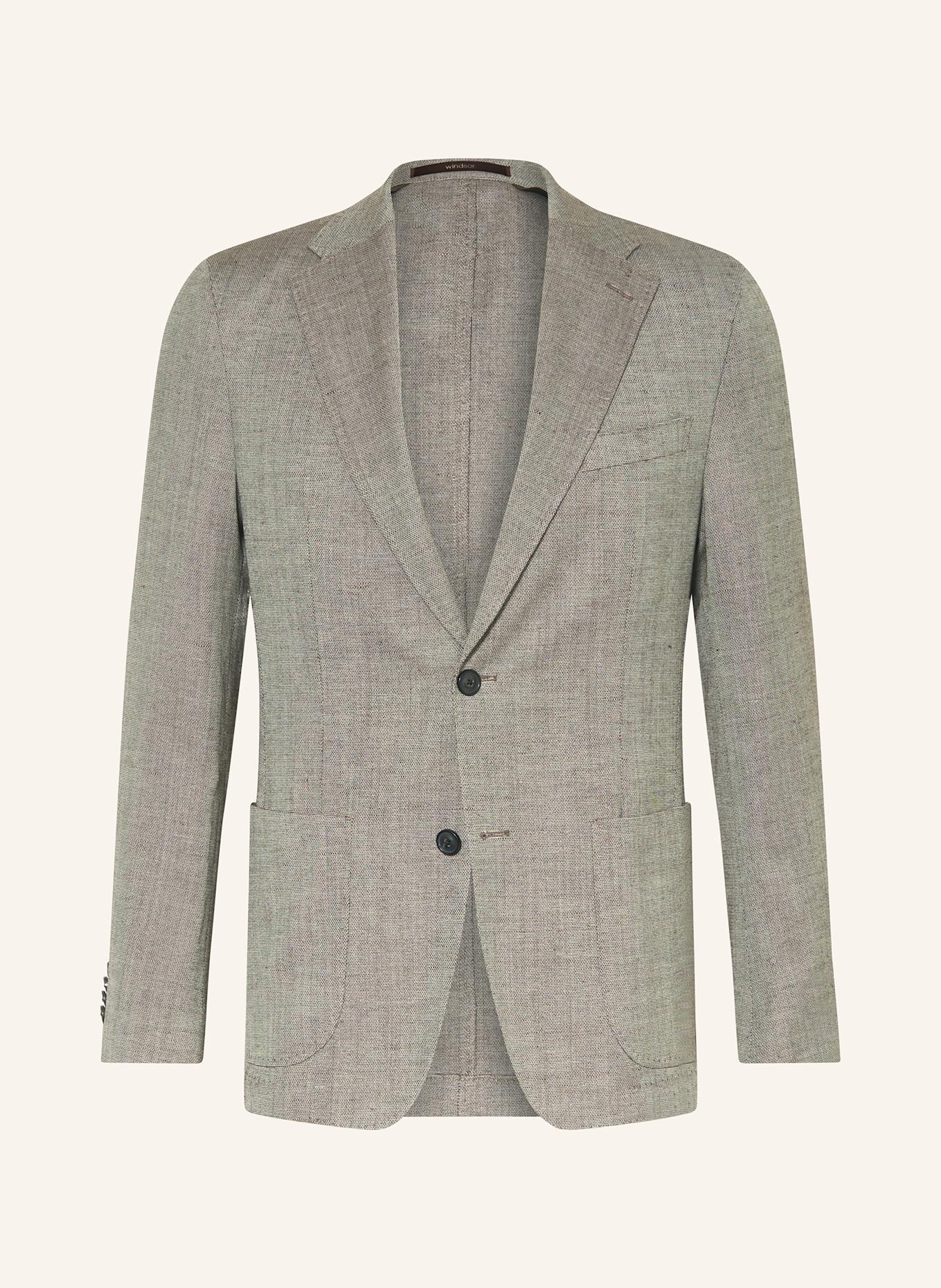 windsor. GIRO Shaped Fit suit jacket: 205 Dark Brown 205