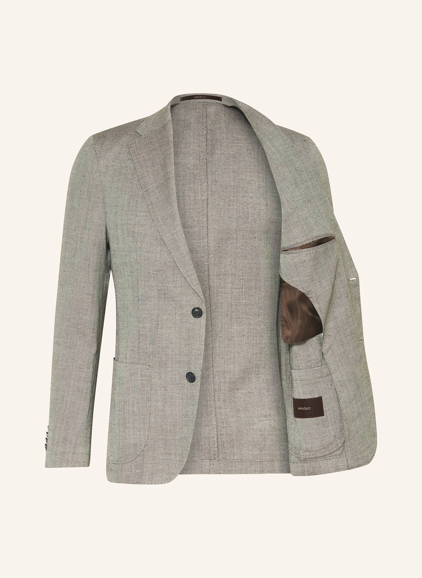 windsor. GIRO Shaped Fit suit jacket: 205 Dark Brown 205