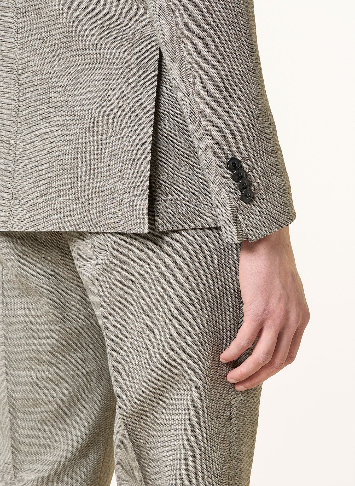 windsor. GIRO Shaped Fit suit jacket: 205 Dark Brown 205