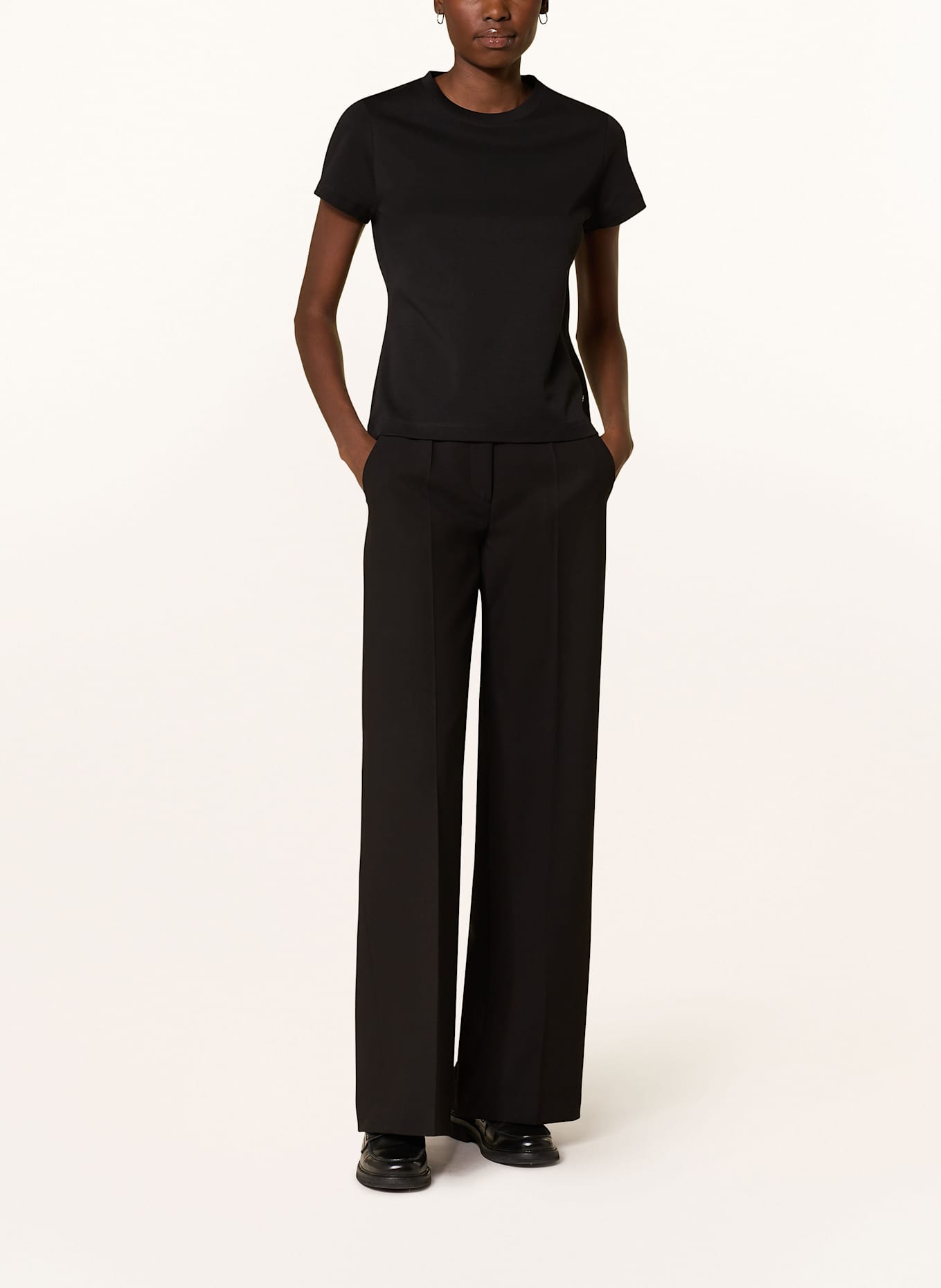 windsor. Spodnie marlena: CZARNY