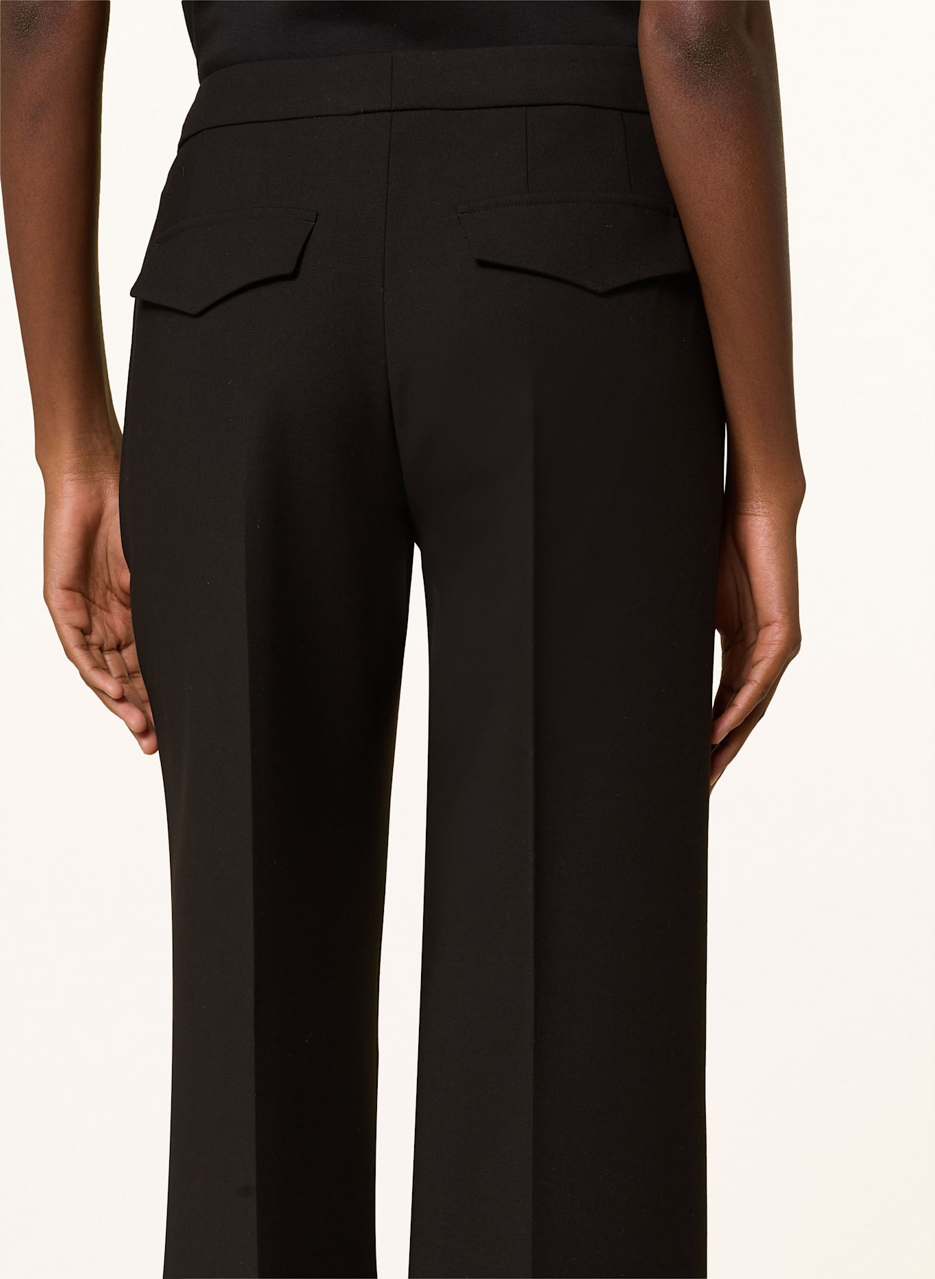 windsor. Spodnie marlena: CZARNY