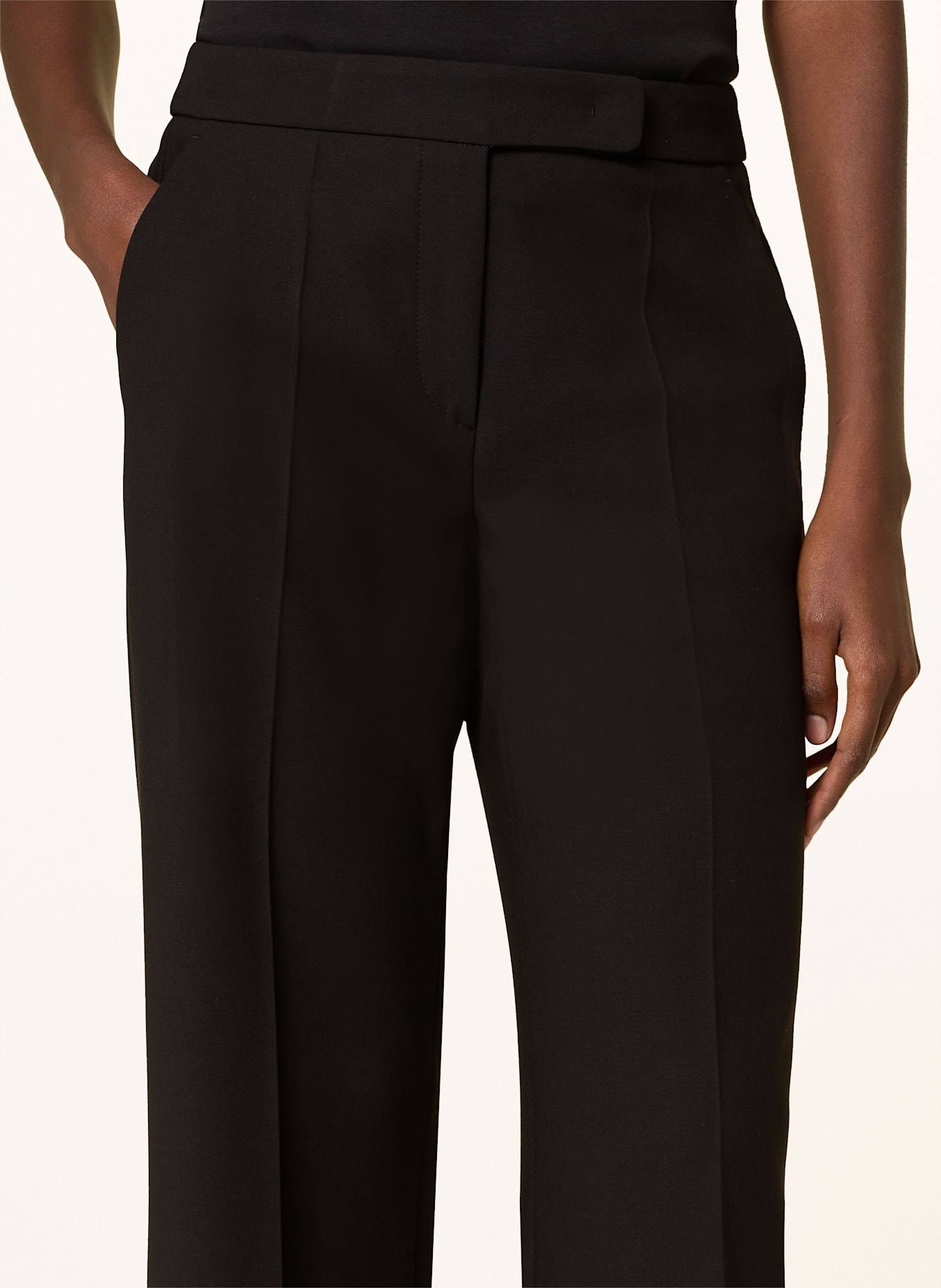 windsor. Spodnie marlena: CZARNY