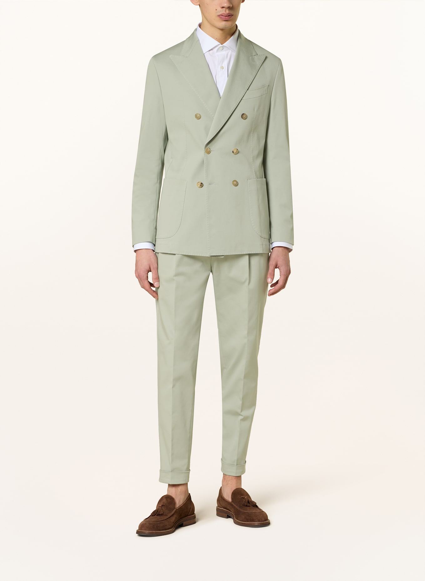 windsor. Tailored jacket SALERNO Shaped Fit: 340 Open Green 340