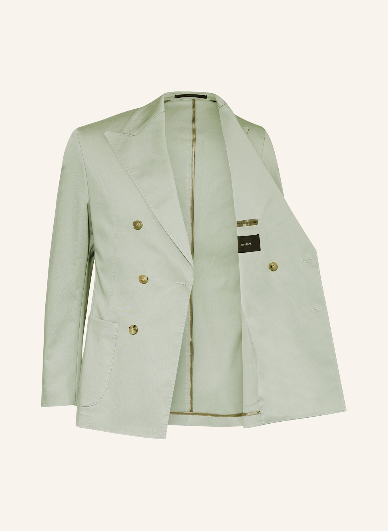 windsor. Tailored jacket SALERNO Shaped Fit: 340 Open Green 340