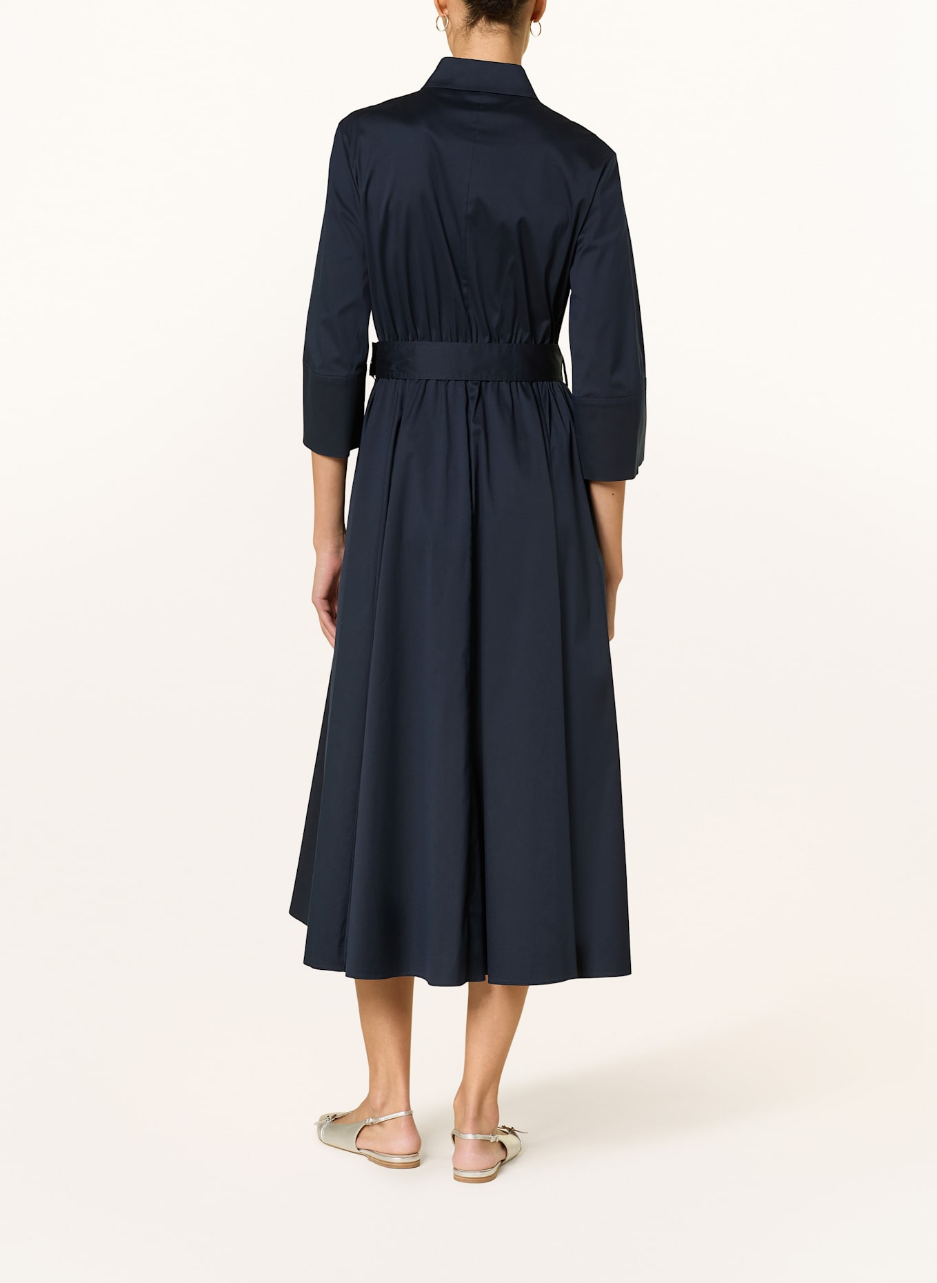 windsor. Hemblusenkleid mit 3/4-Arm: DUNKELBLAU
