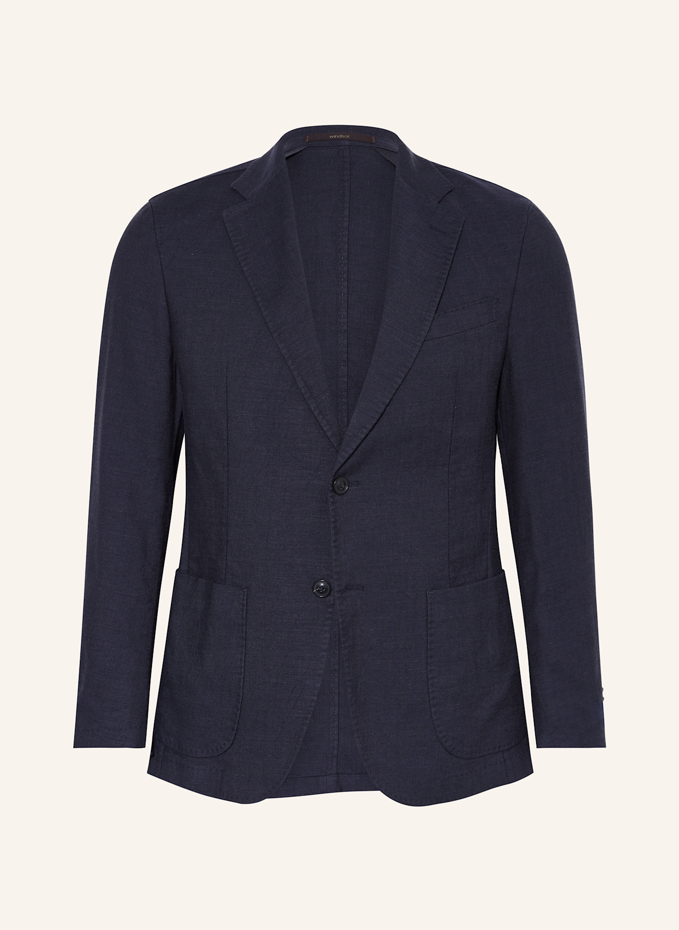 windsor. Suit jacket GIRO extra slim fit with linen: 410 Navy 410