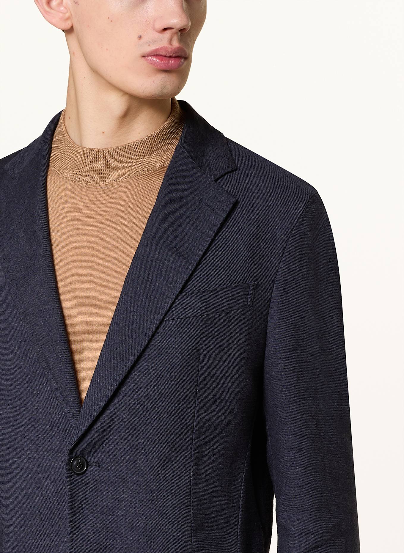 windsor. Suit jacket GIRO extra slim fit with linen: 410 Navy 410