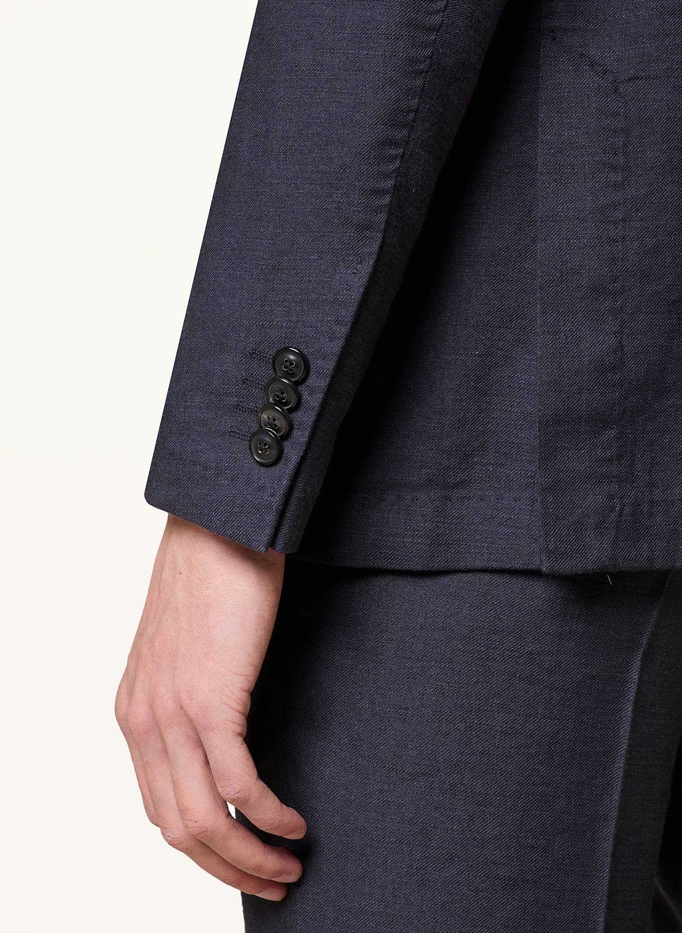 windsor. Suit jacket GIRO extra slim fit with linen: 410 Navy 410
