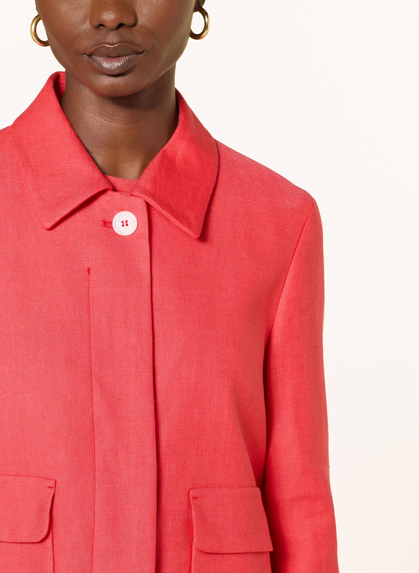 windsor. Blazer en lin: ROUGE