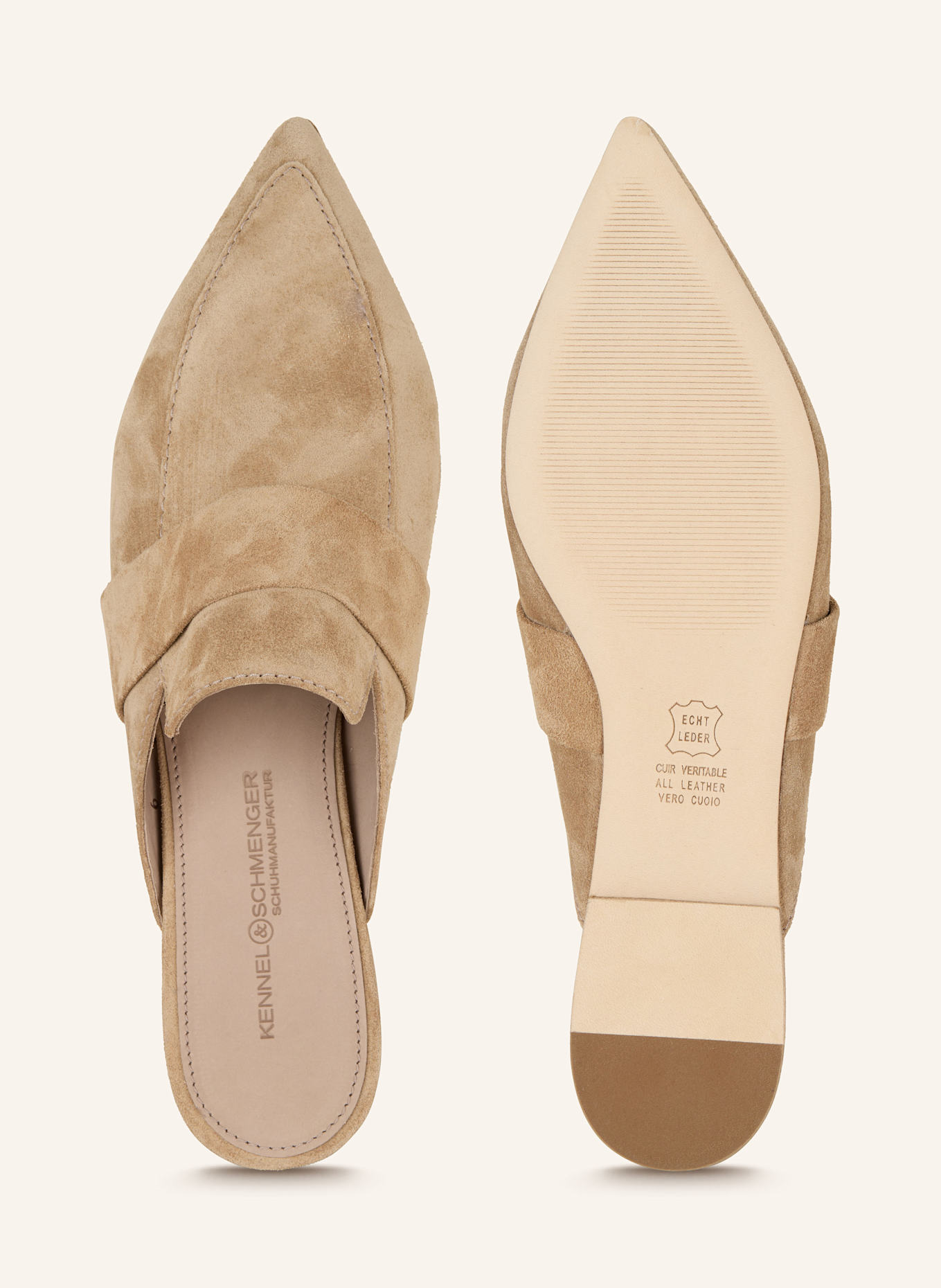 KENNEL & SCHMENGER Mules GRETA: BEIGE