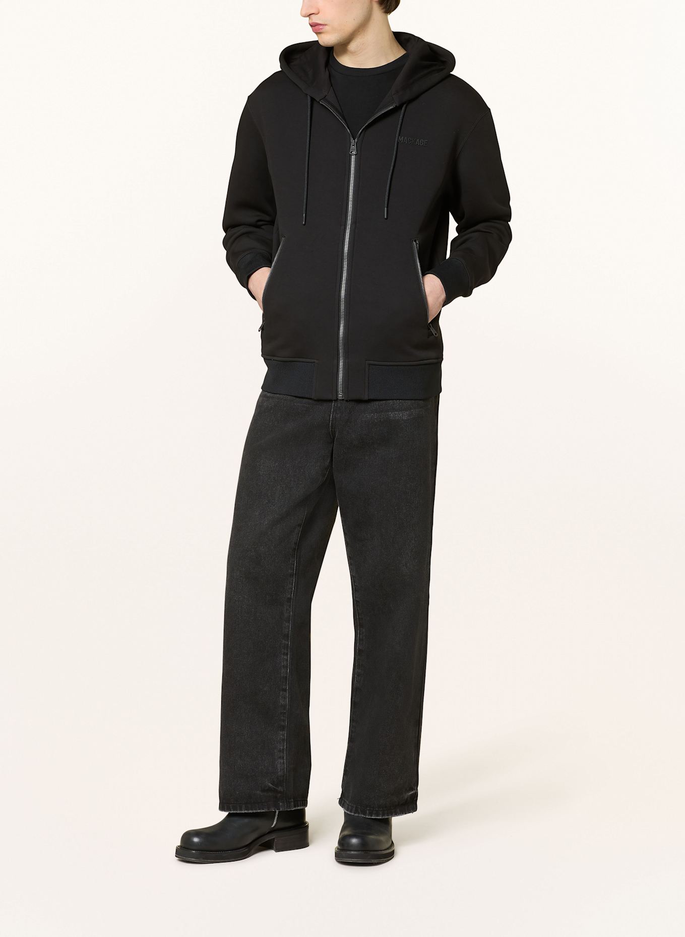 Mackage Sweatjacke KRYSTOS: SCHWARZ