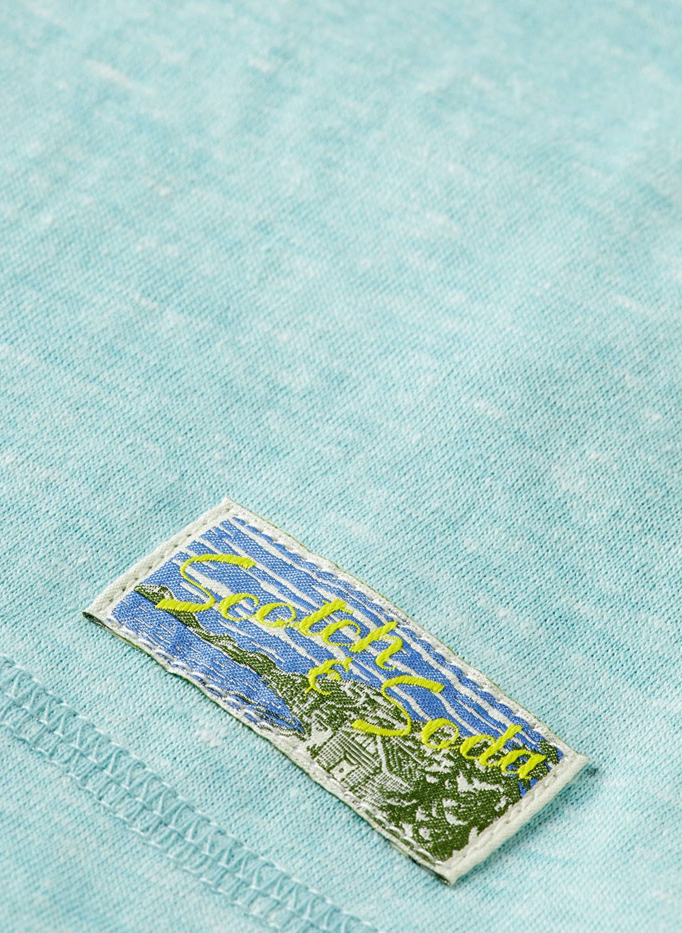 SCOTCH & SODA Tričko: TYRKYSOVÁ