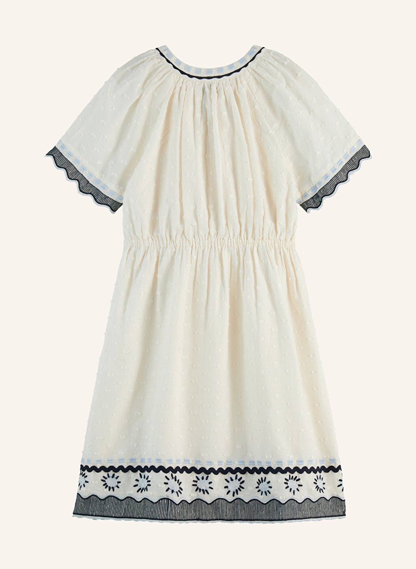 SCOTCH & SODA Kleid, Farbe: DUNKELBLAU/ WEISS (Bild 2)