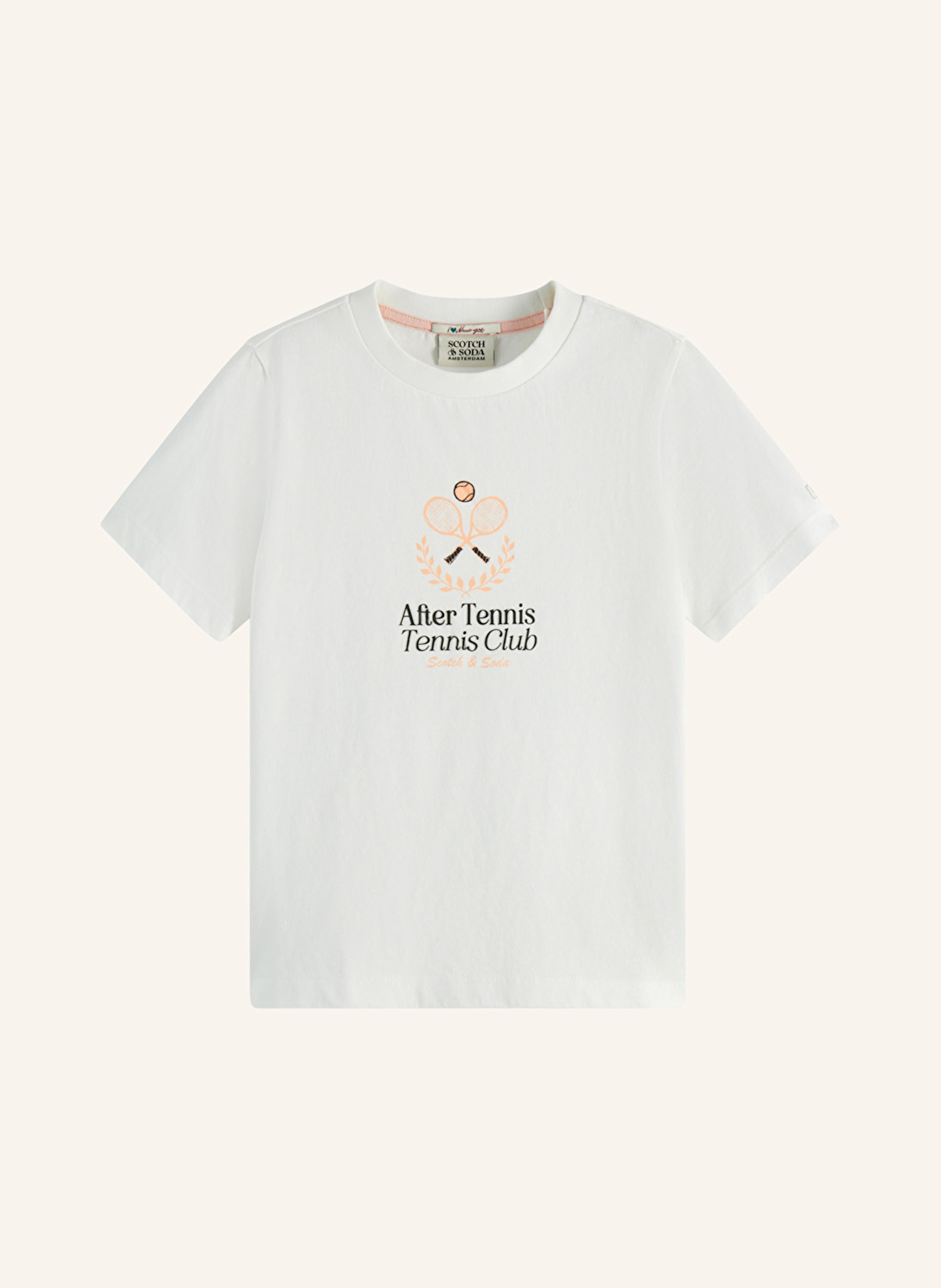 SCOTCH & SODA T-Shirt: WEISS