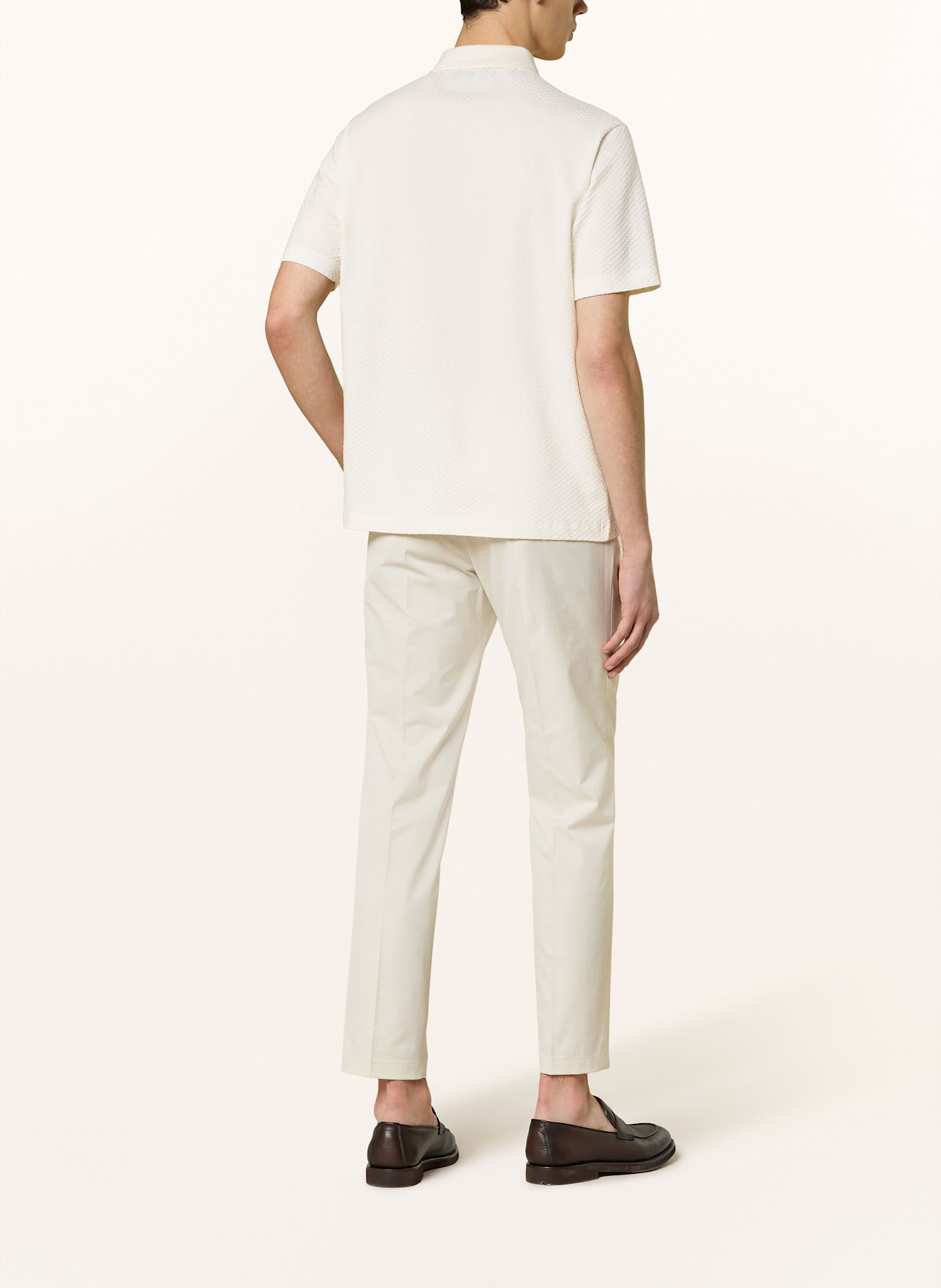 EMPORIO ARMANI Piqué-Poloshirt: WEISS