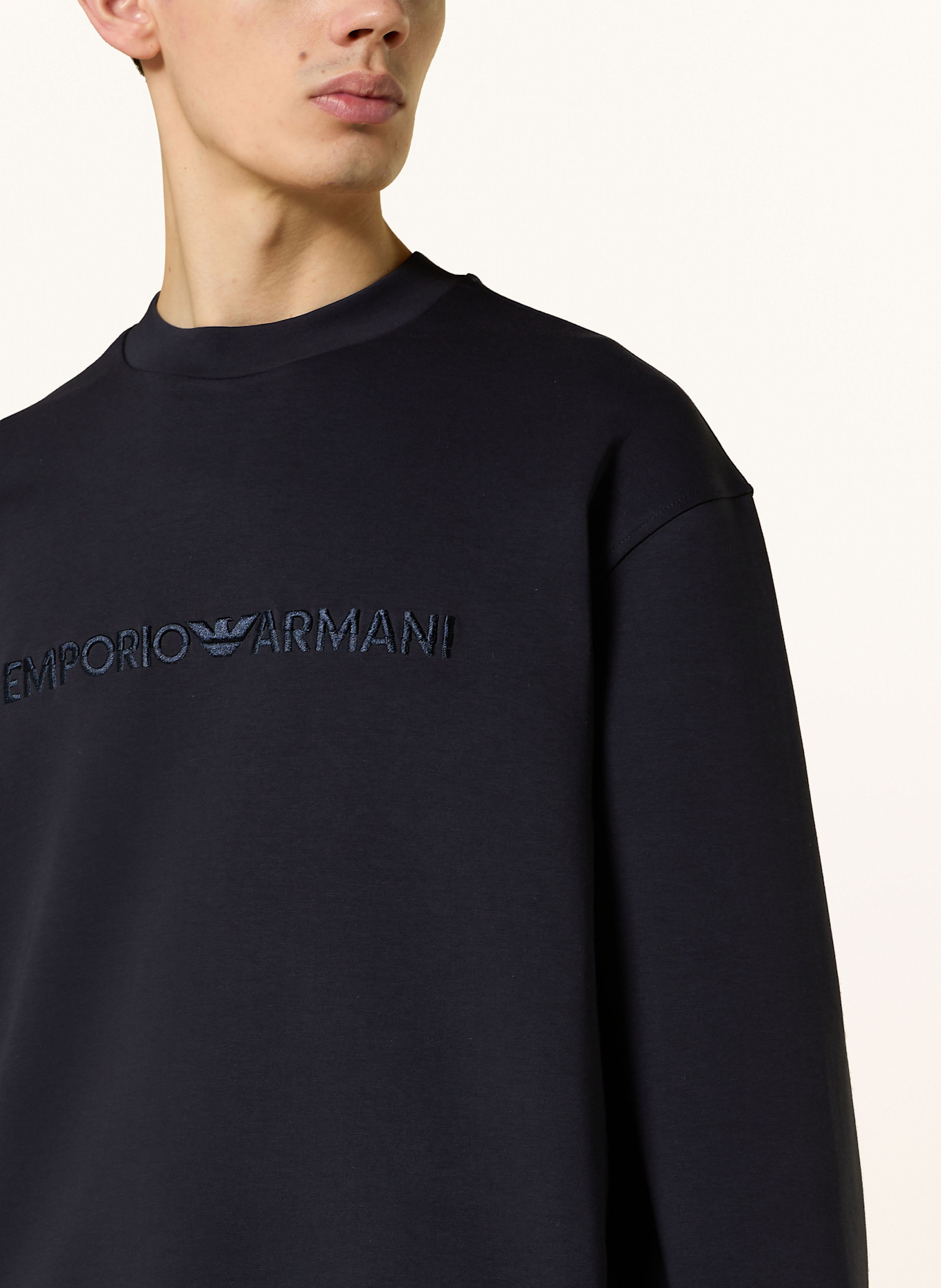 EMPORIO ARMANI Sweatshirt: DUNKELBLAU