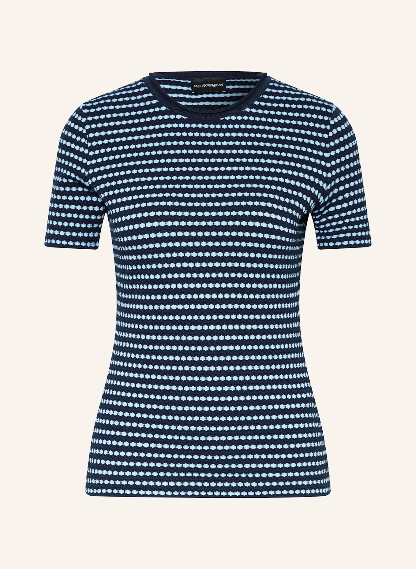 EMPORIO ARMANI T-Shirt: DUNKELBLAU/ HELLBLAU