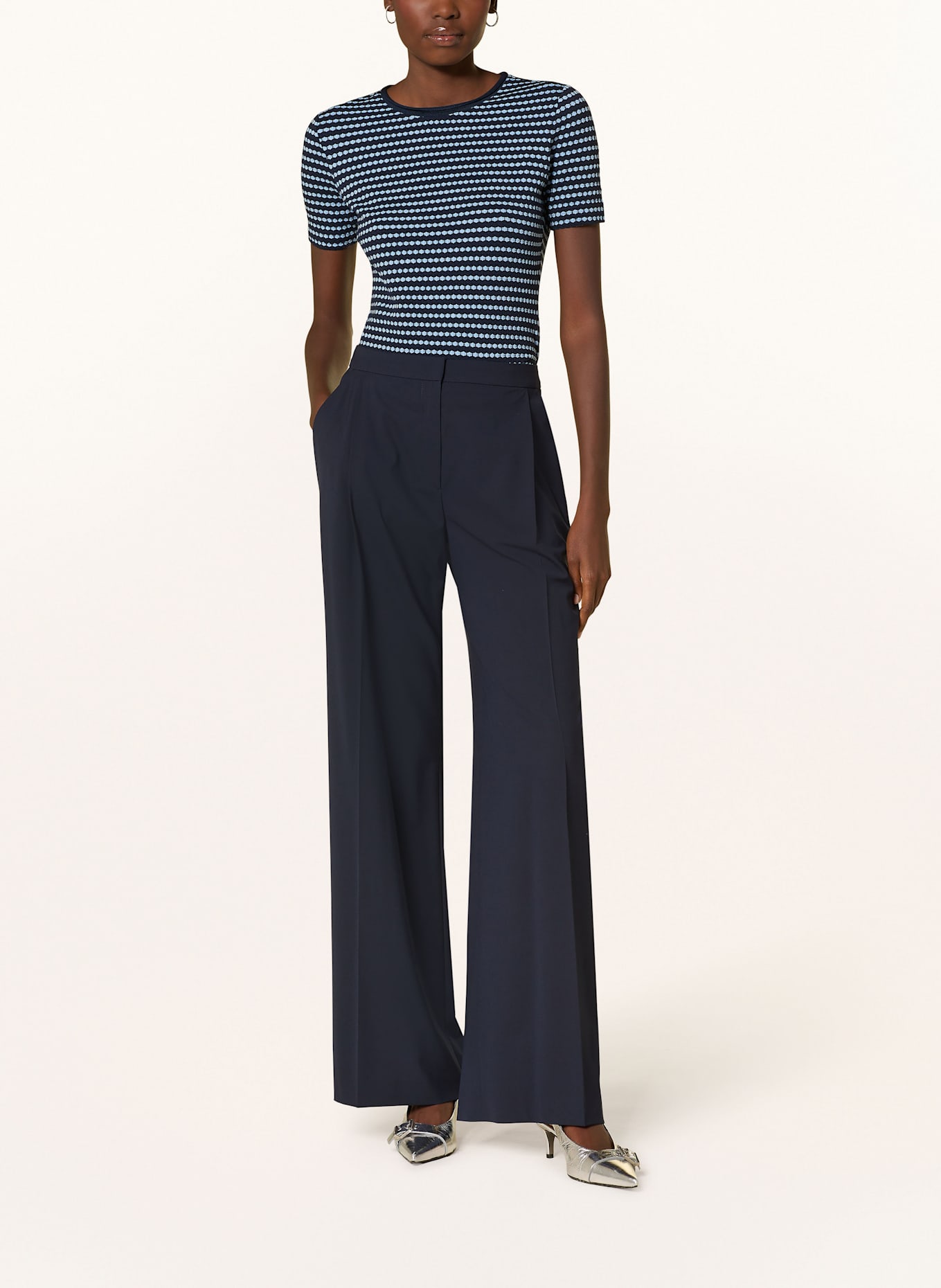 EMPORIO ARMANI T-Shirt: DUNKELBLAU/ HELLBLAU