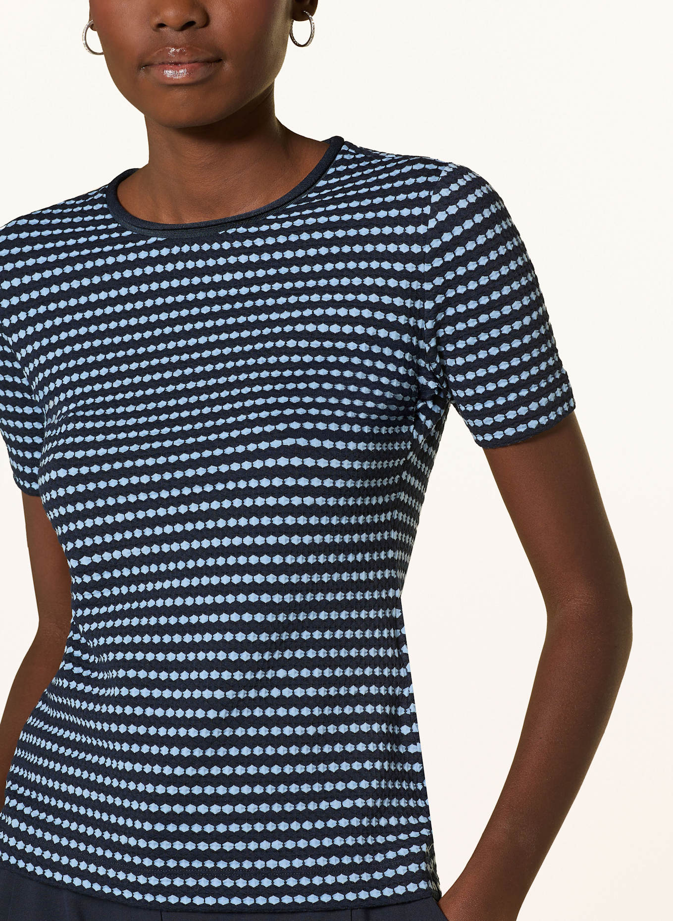 EMPORIO ARMANI T-Shirt: DUNKELBLAU/ HELLBLAU