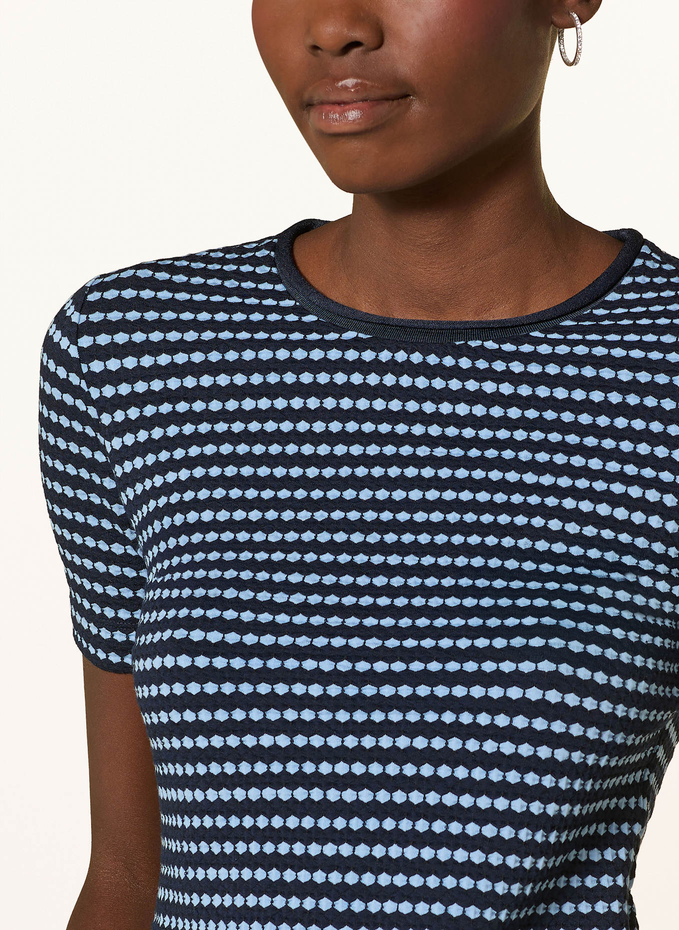 EMPORIO ARMANI T-Shirt: DUNKELBLAU/ HELLBLAU