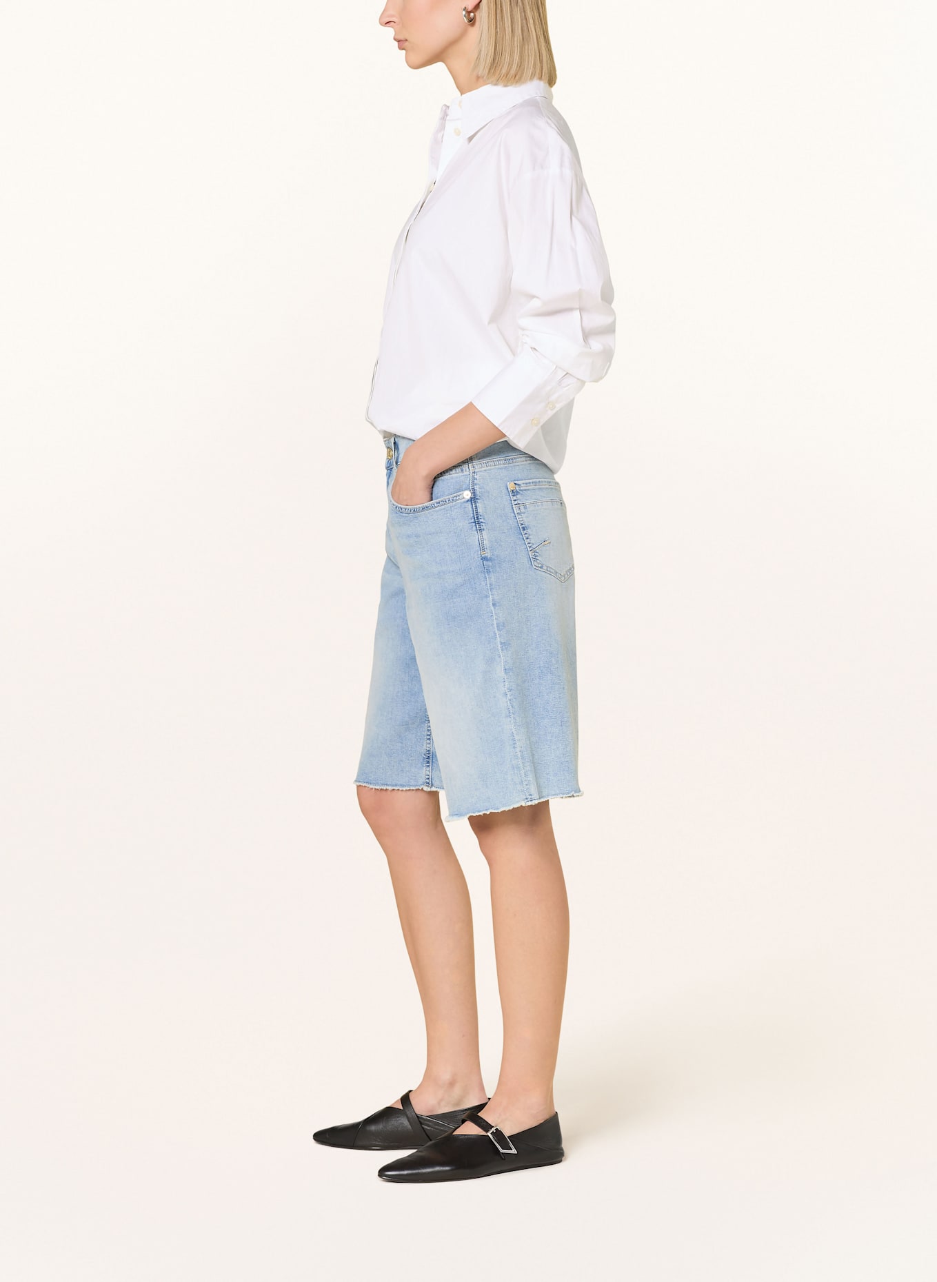 MAC Jeansshorts RICH: D218 super bleached random