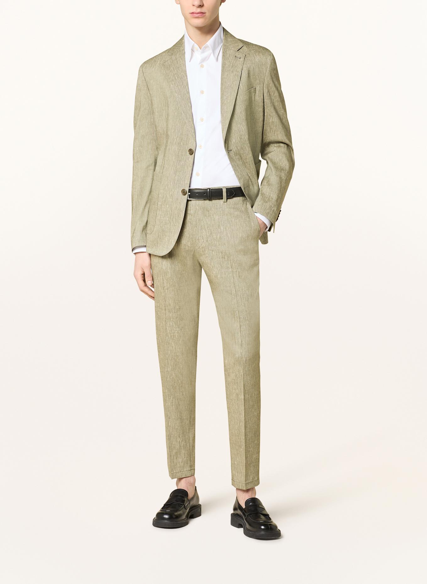 DRYKORN Anzughose AJEND Regular Fit mit Leinen: 2109 grün