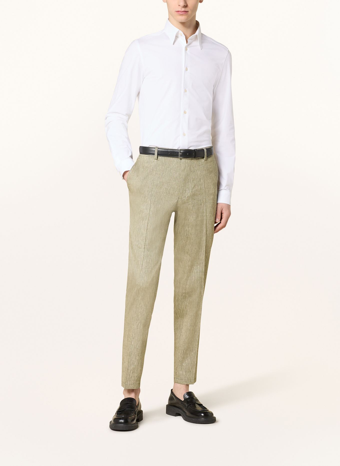 DRYKORN Anzughose AJEND Regular Fit mit Leinen: 2109 grün