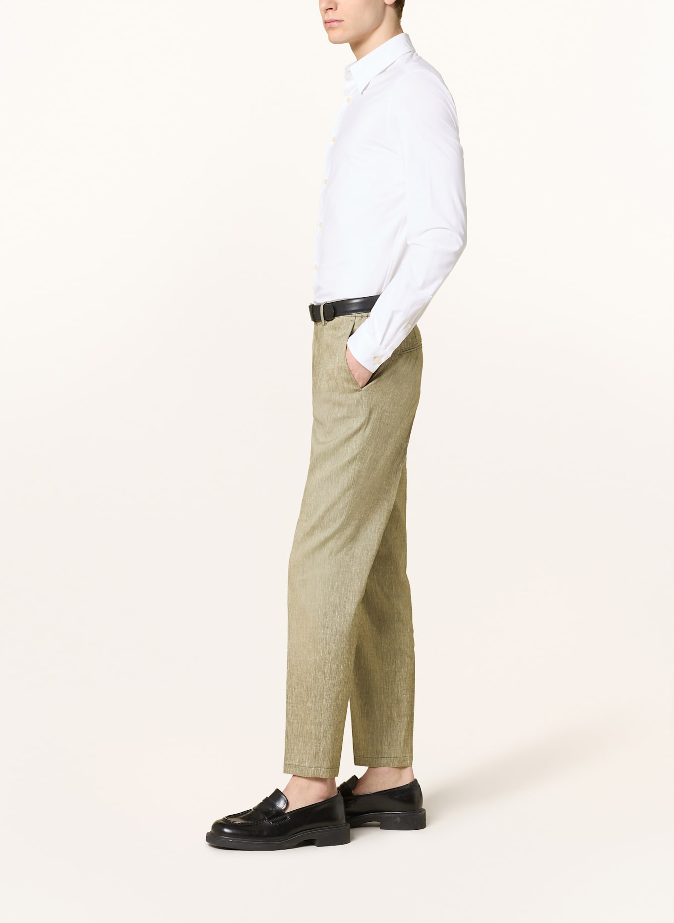 DRYKORN Anzughose AJEND Regular Fit mit Leinen: 2109 grün