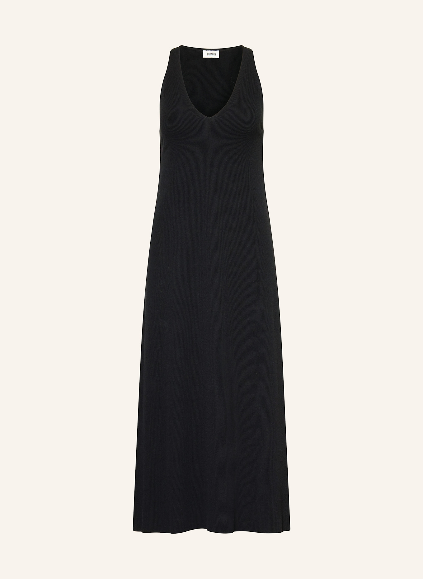 DRYKORN Knit dress LOGANIA: BLACK