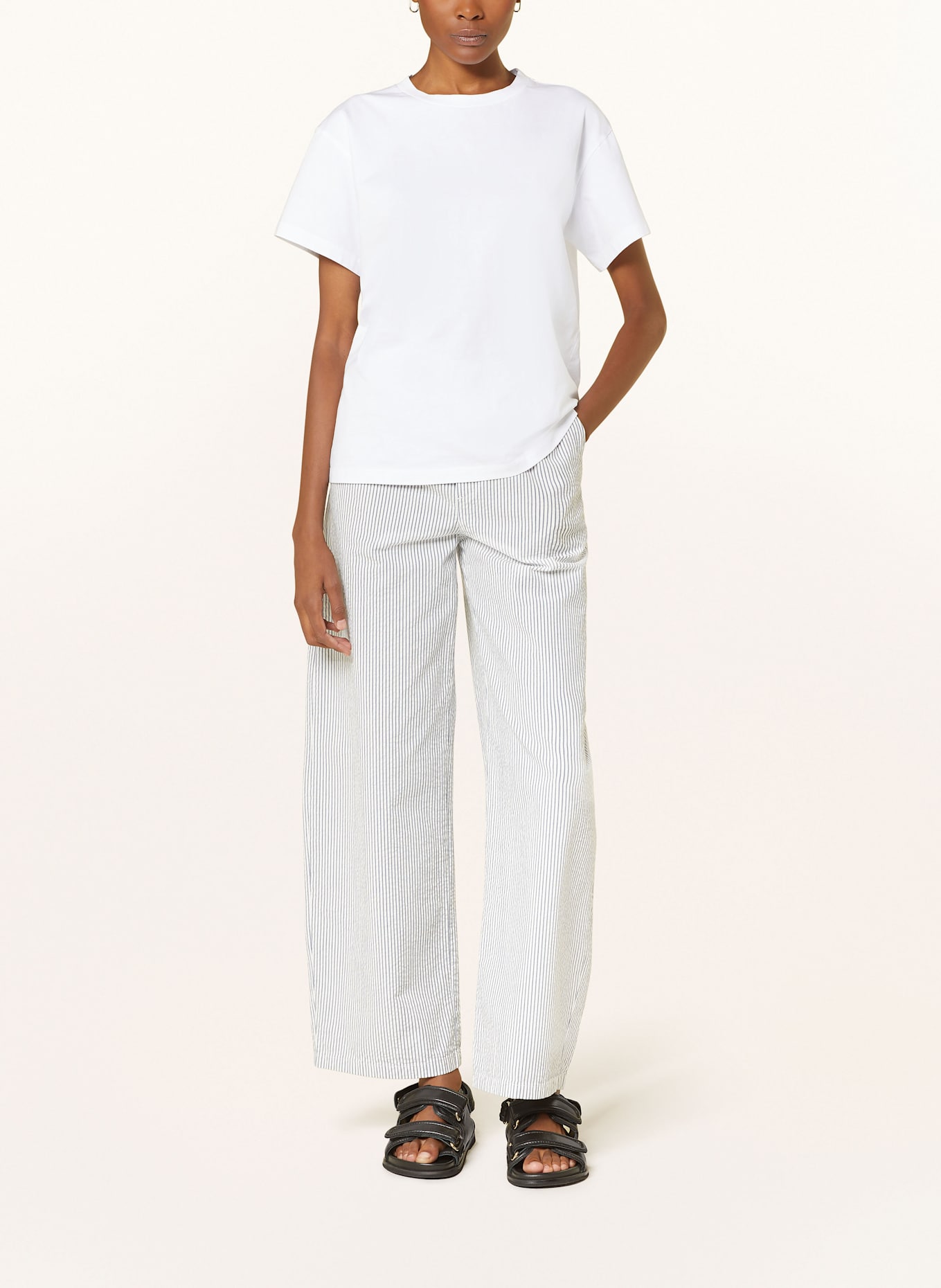 DRYKORN Marlenehose CONSIDER: WEISS/ BLAU