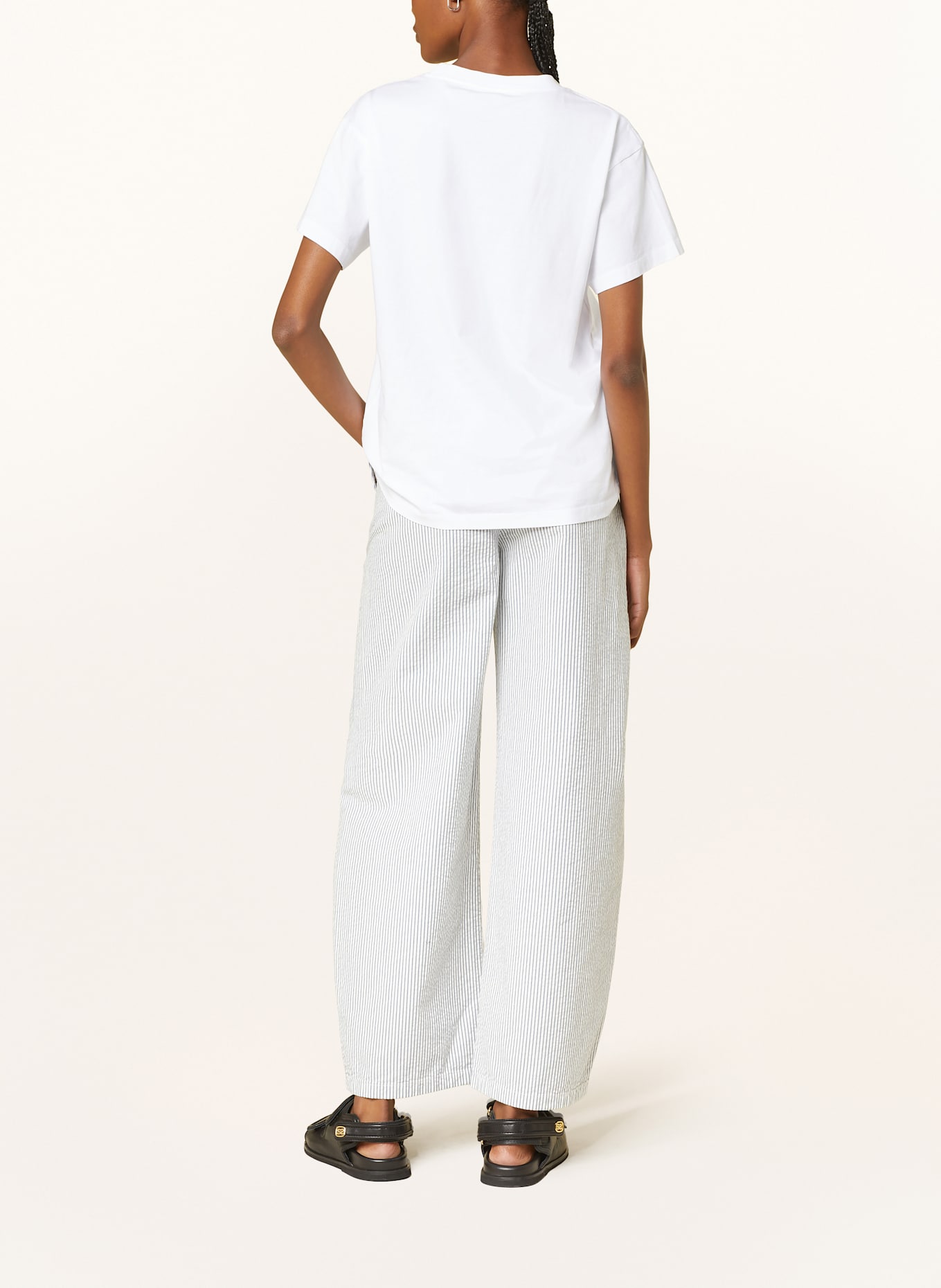DRYKORN Marlenehose CONSIDER: WEISS/ BLAU