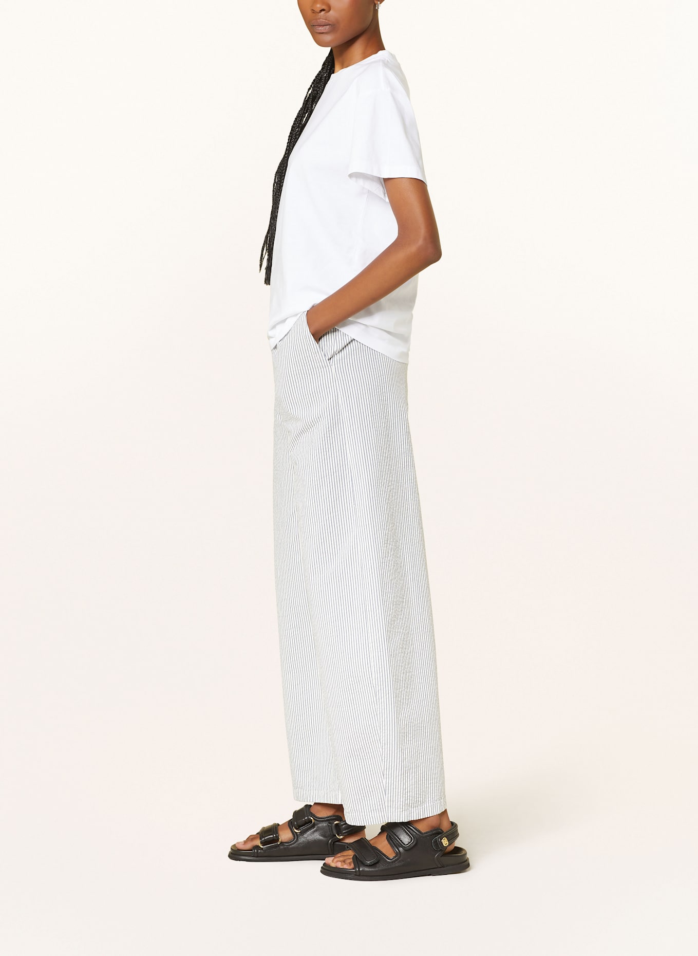 DRYKORN Marlenehose CONSIDER: WEISS/ BLAU