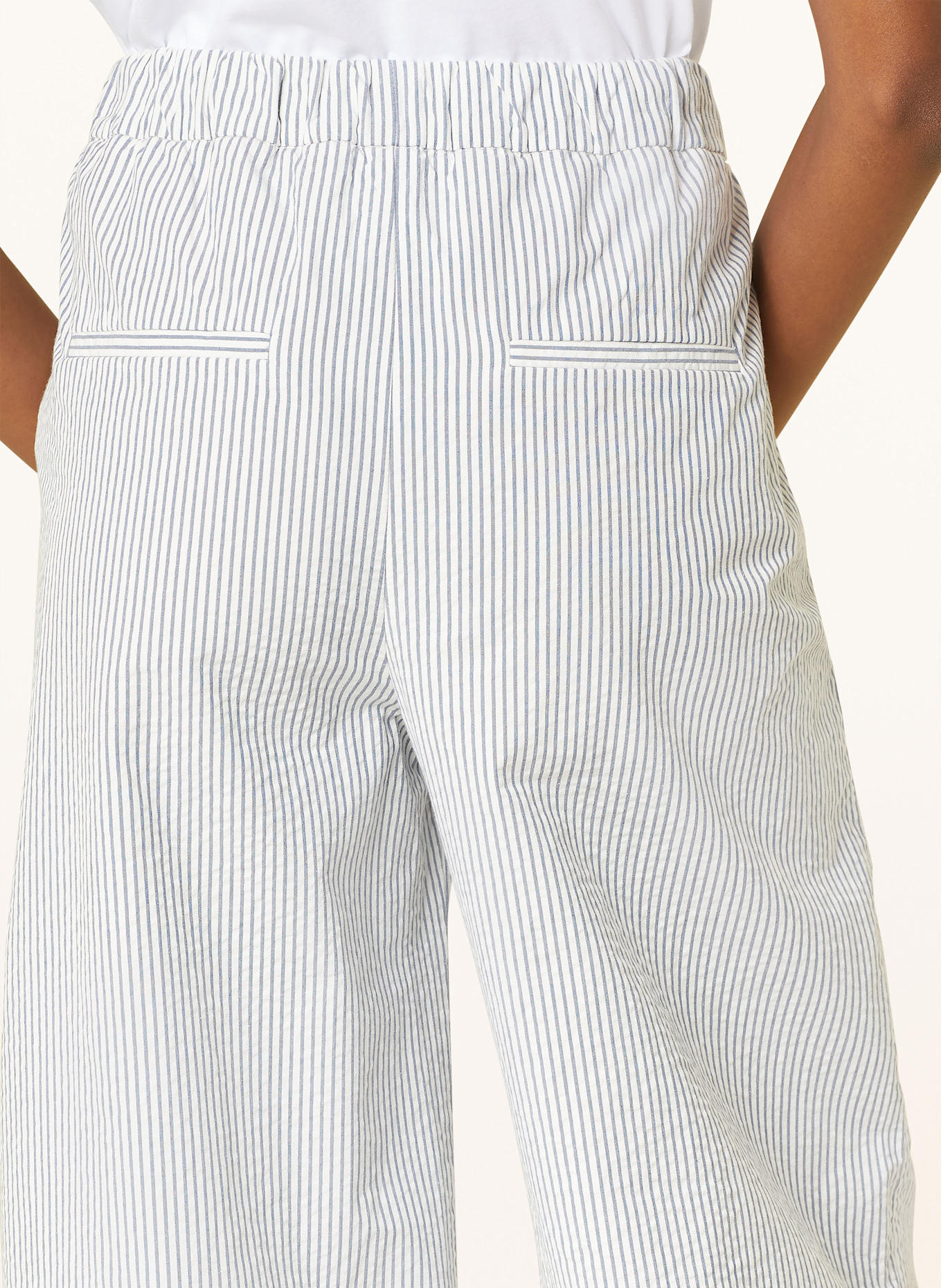 DRYKORN Marlenehose CONSIDER: WEISS/ BLAU
