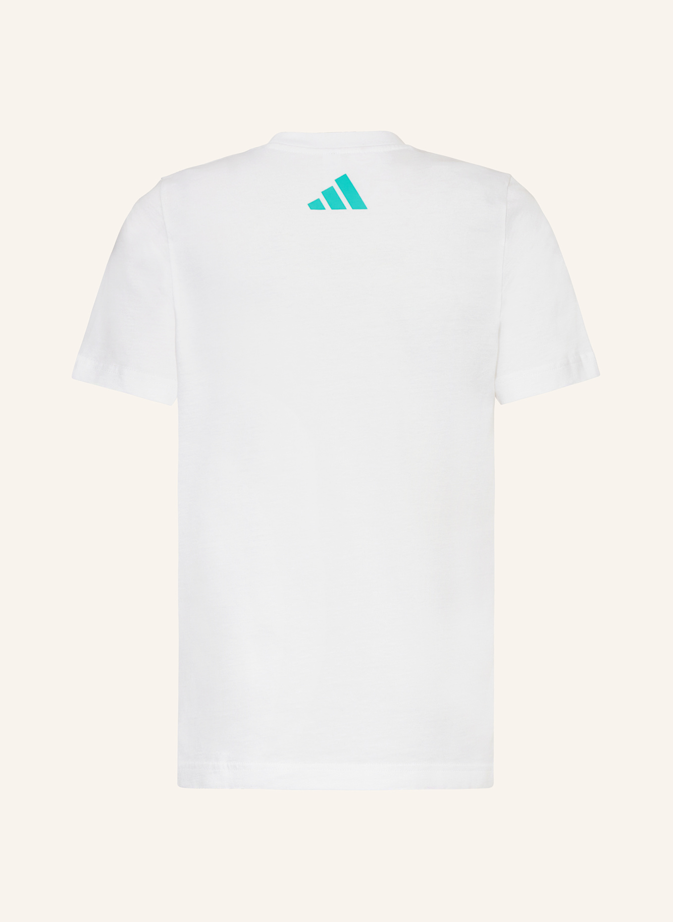 adidas T-Shirt MERCEDES - AMG PETRONAS FORMULA ONE TEAM DNA GRAPHIC: WEISS