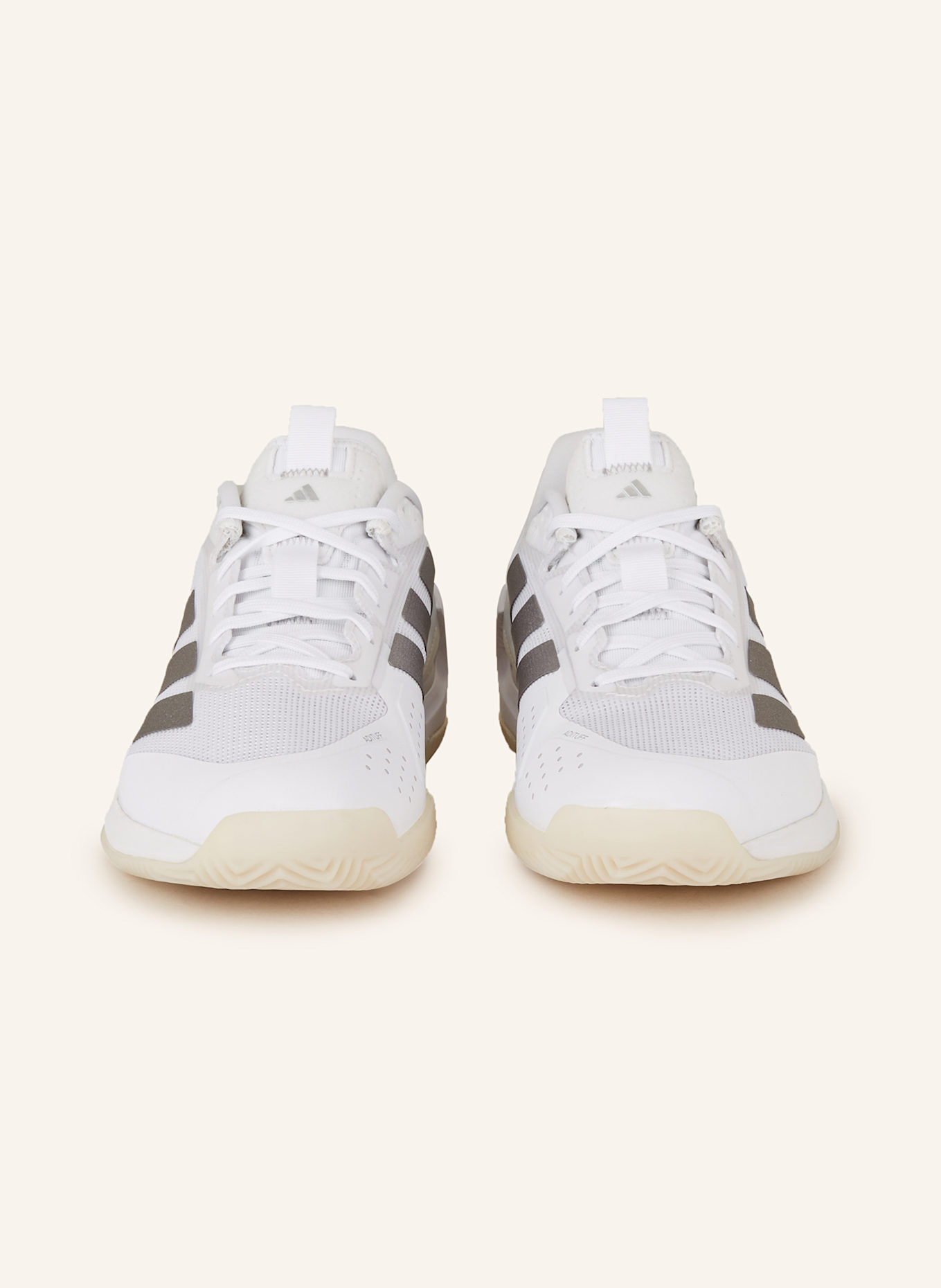 adidas Tennisschuhe ADIZERO UBERSONIC 5 CLAY: WEISS/ GRAU