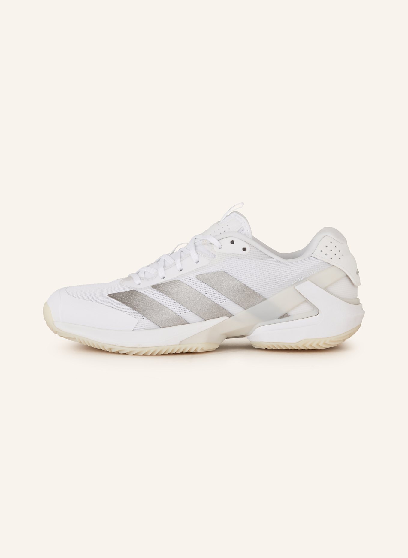 adidas Tennisschuhe ADIZERO UBERSONIC 5 CLAY: WEISS/ GRAU
