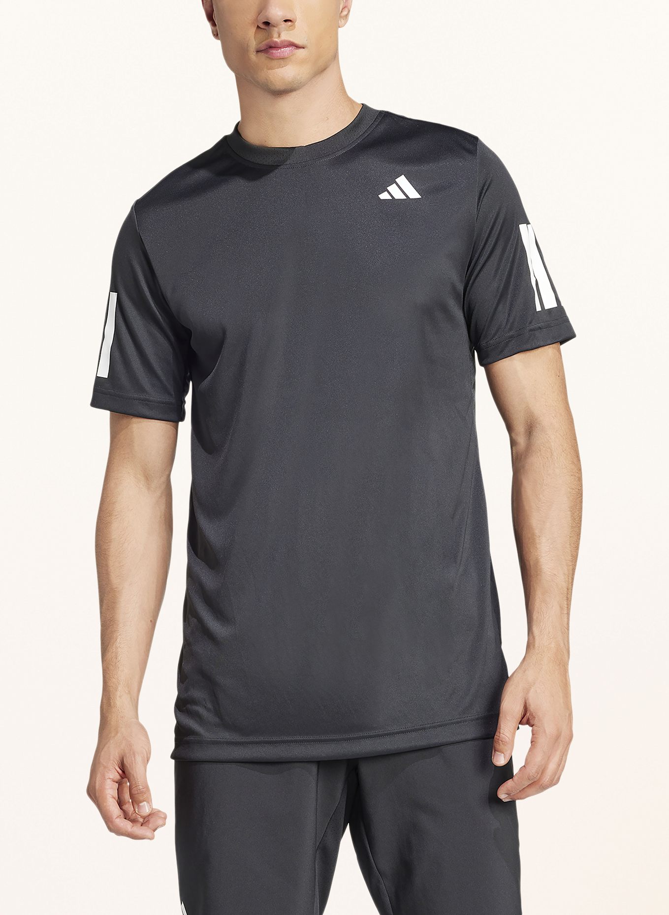 adidas T-Shirt CLUB TENNIS CLIMACOOL 3-STRIPES: SCHWARZ