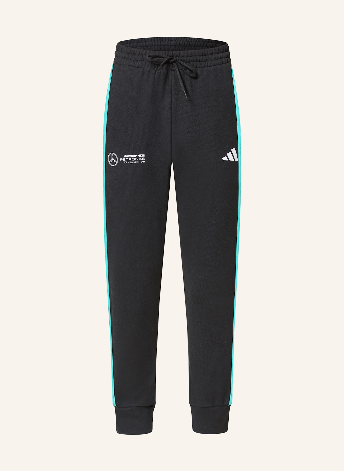 adidas Sweatpants MERCEDES - AMG PETRONAS FORMULA ONE TEAM DNA: BLACK