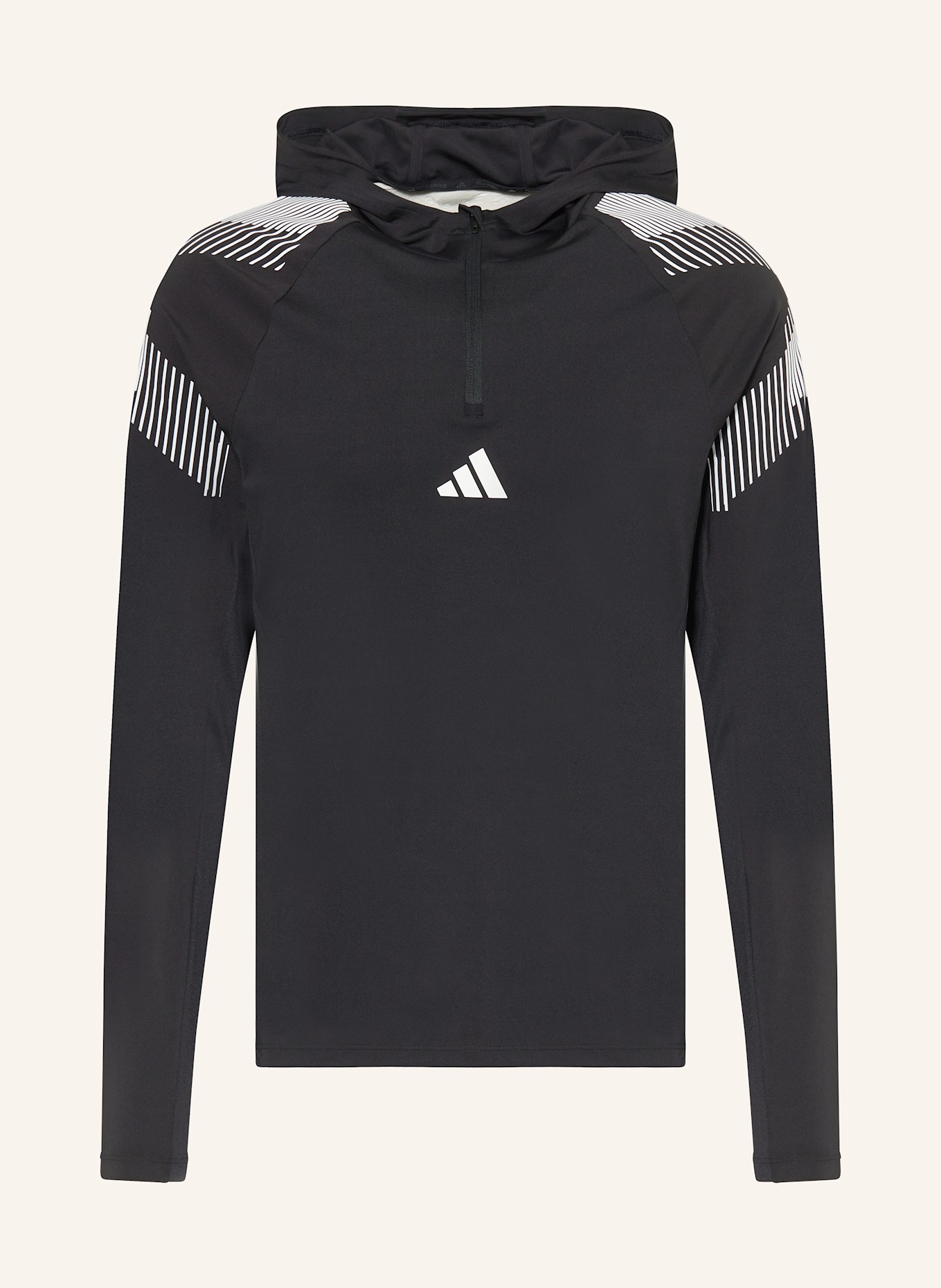 adidas Hoodie PRO SERIES QUARTER ZIP: SCHWARZ